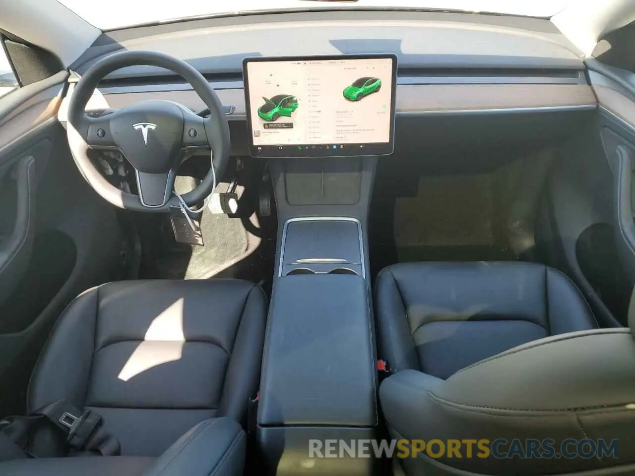 8 fotografías del automóvil dañado 7SAYGDEE2RA295983 TESLA MODEL Y 2024