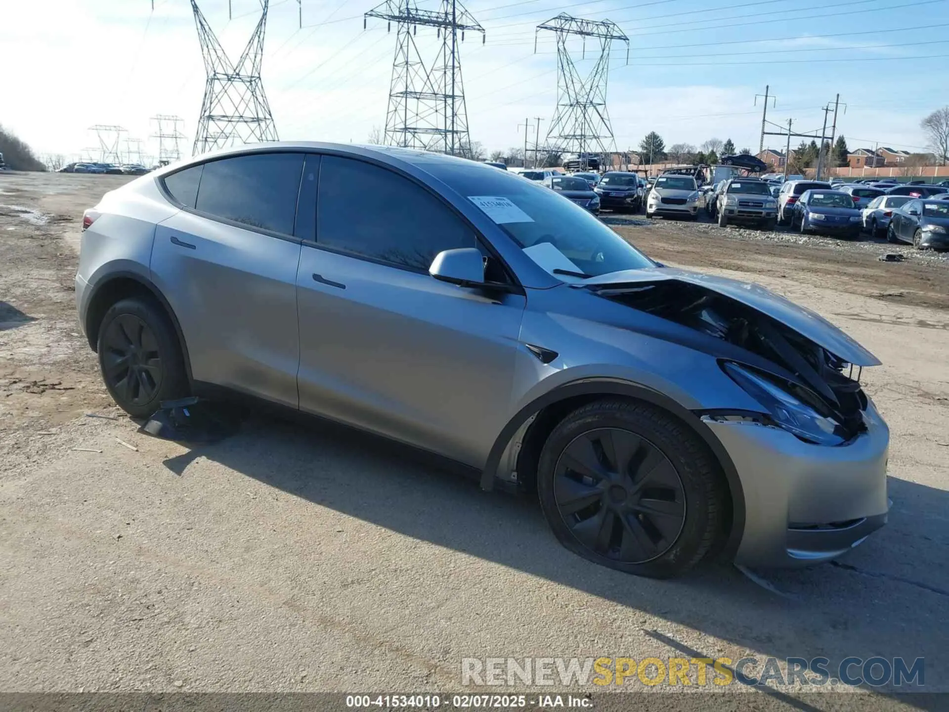 1 fotografías del automóvil dañado 7SAYGDEE2RA311261 TESLA MODEL Y 2024