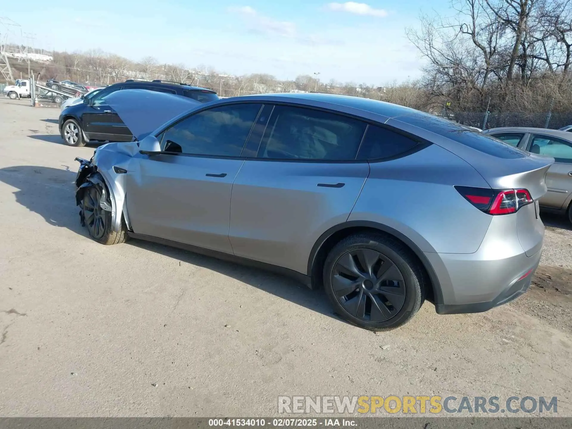3 fotografías del automóvil dañado 7SAYGDEE2RA311261 TESLA MODEL Y 2024