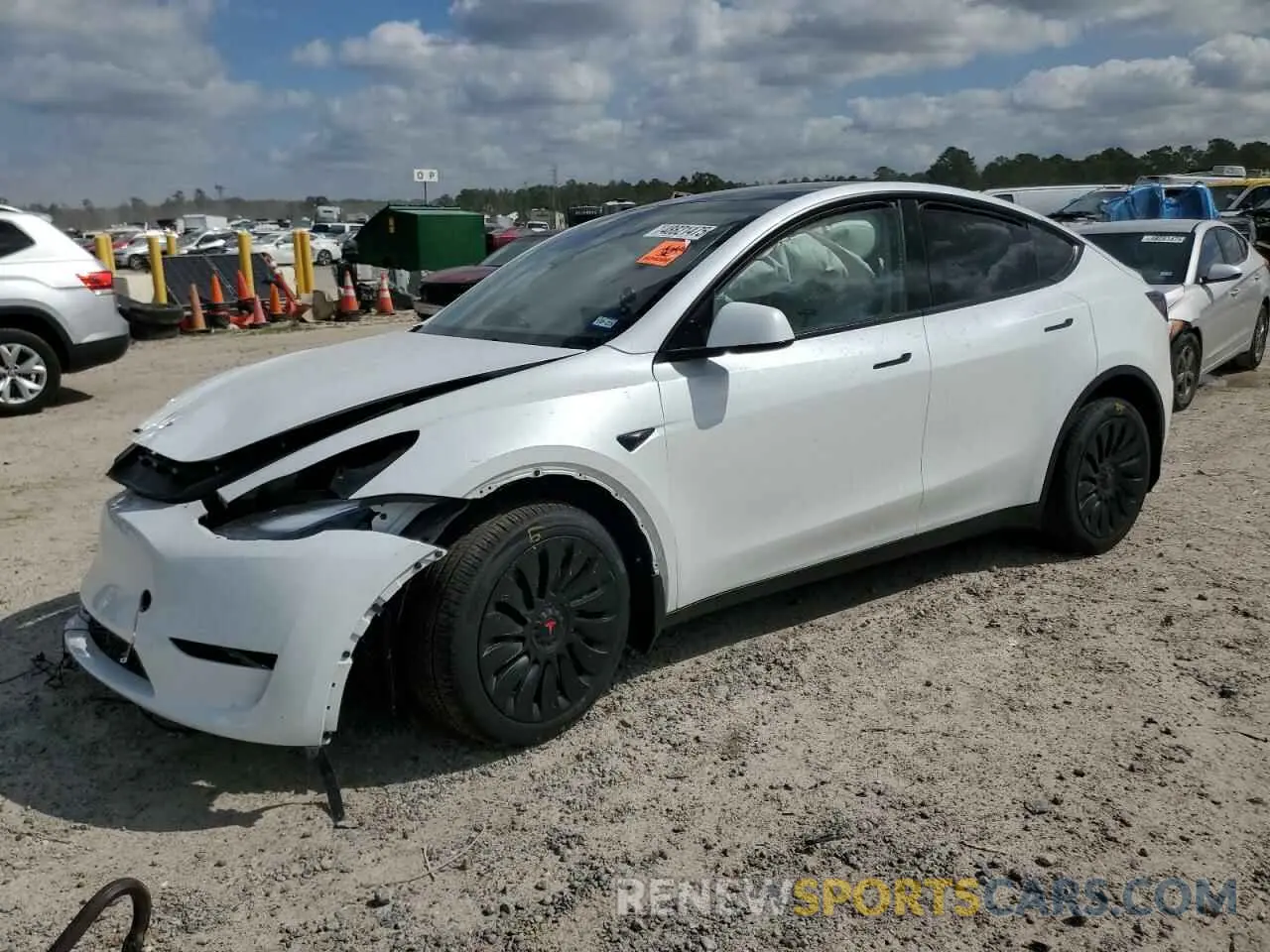 1 fotografías del automóvil dañado 7SAYGDEE2RA335818 TESLA MODEL Y 2024