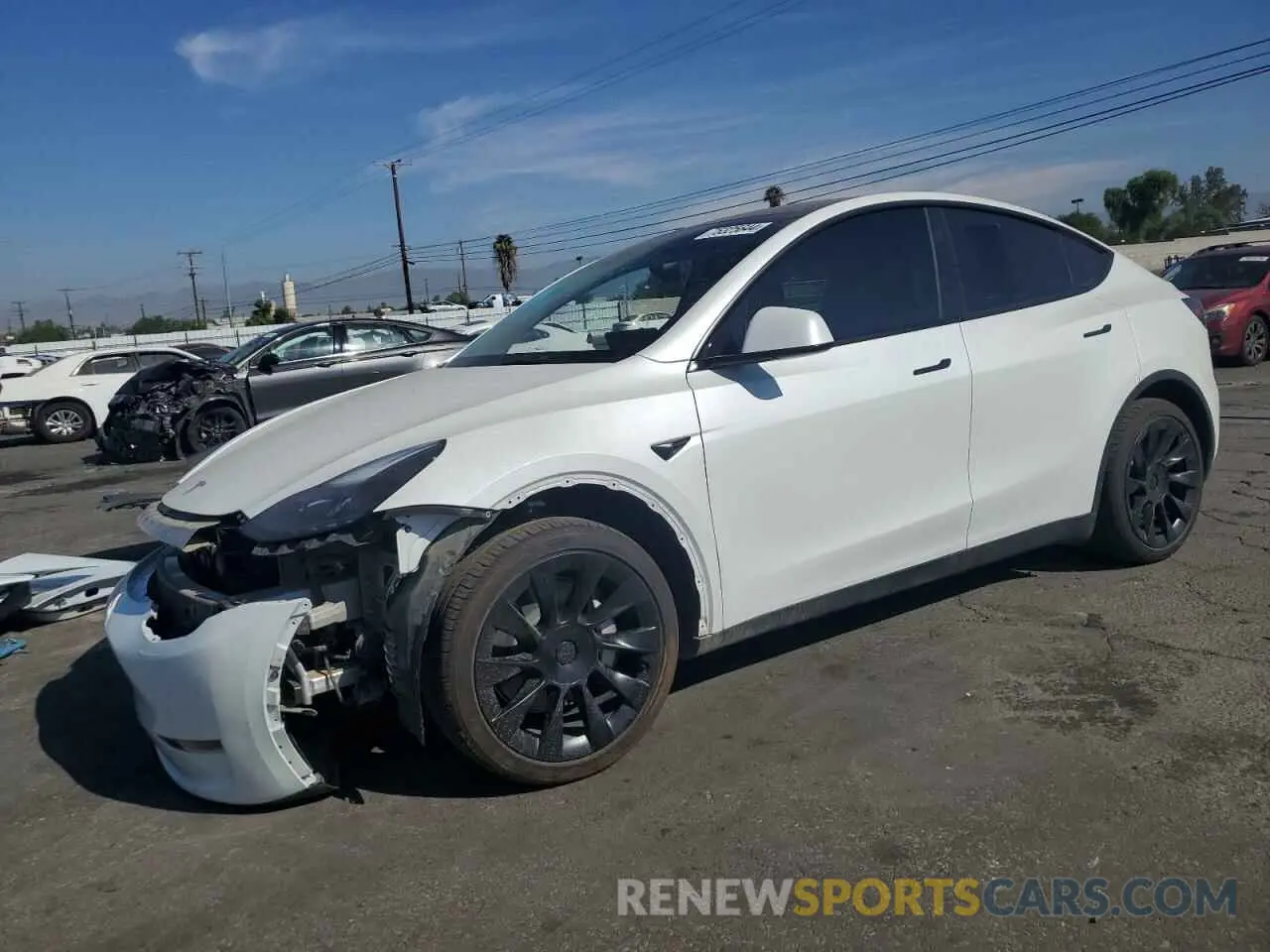 1 fotografías del automóvil dañado 7SAYGDEE2RF067145 TESLA MODEL Y 2024