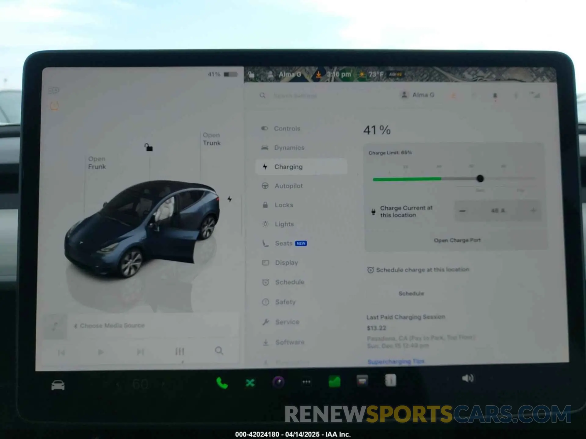 17 fotografías del automóvil dañado 7SAYGDEE2RF069588 TESLA MODEL Y 2024