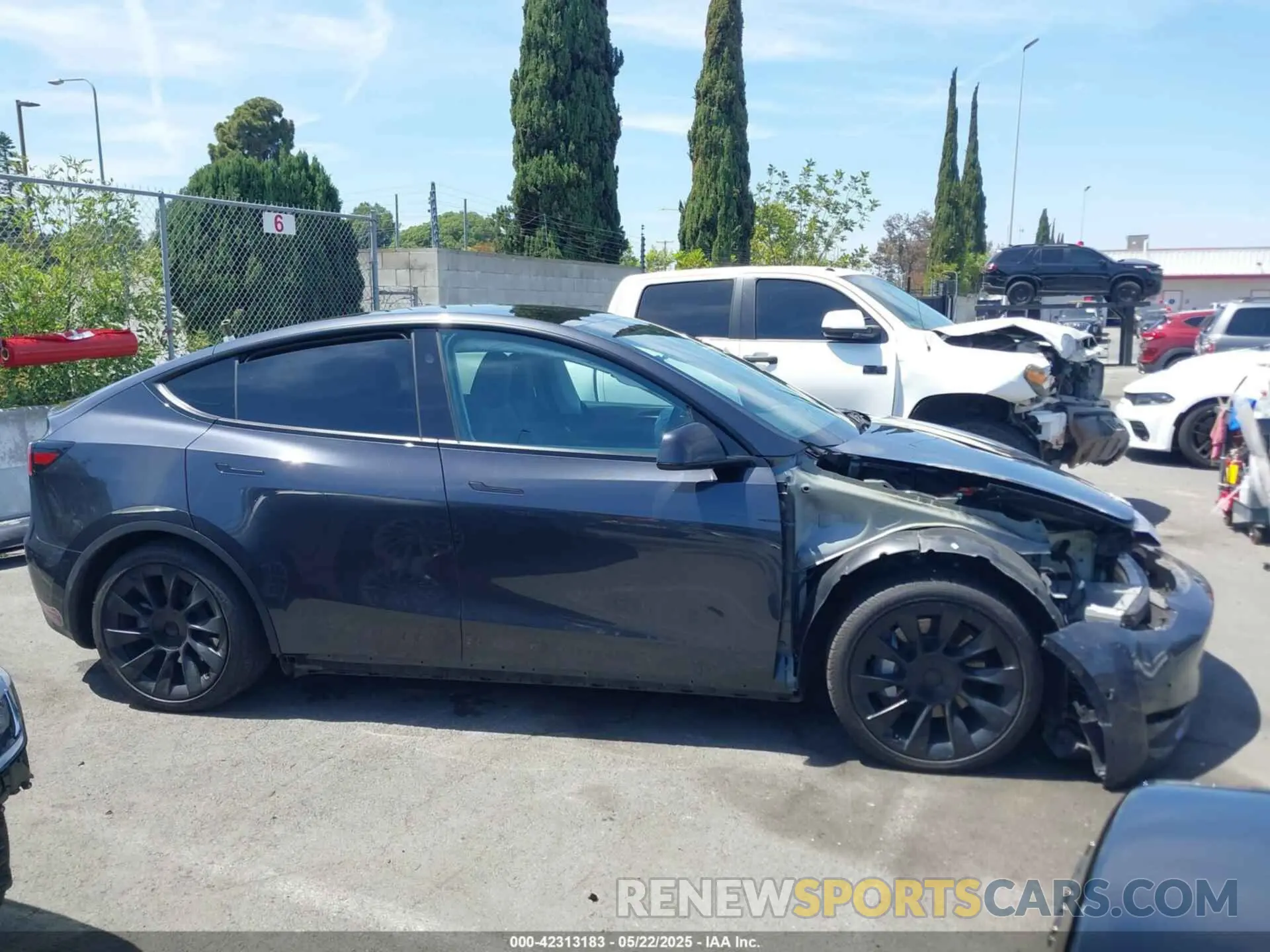 13 fotografías del automóvil dañado 7SAYGDEE2RF165012 TESLA MODEL Y 2024