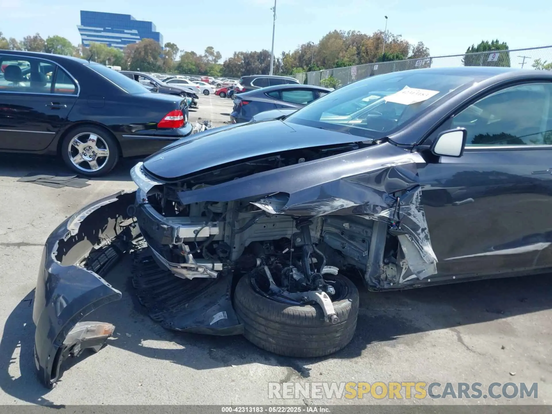 6 fotografías del automóvil dañado 7SAYGDEE2RF165012 TESLA MODEL Y 2024