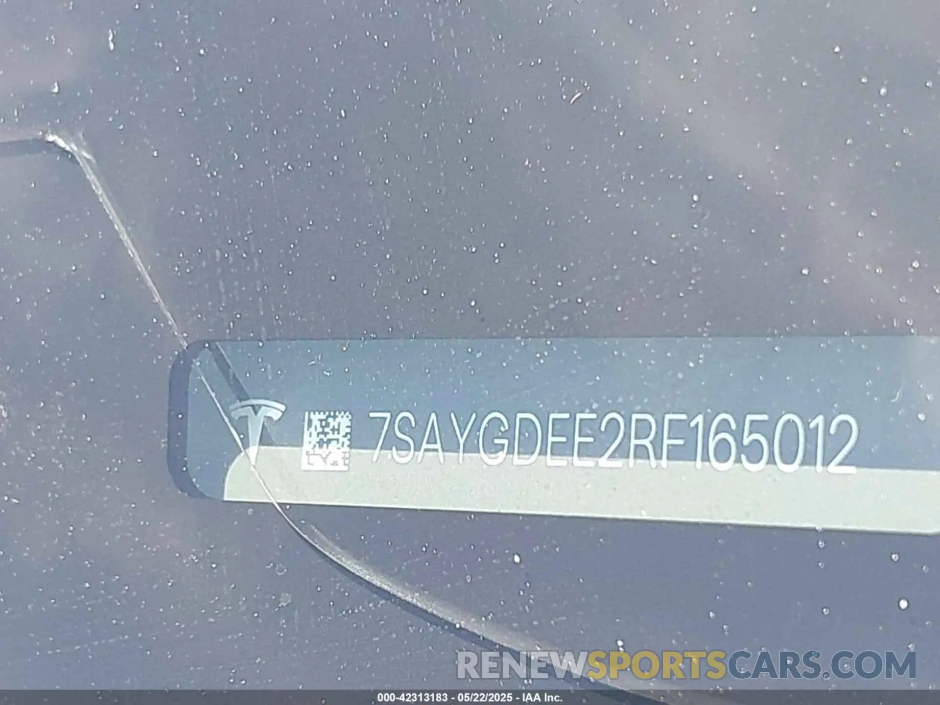 9 fotografías del automóvil dañado 7SAYGDEE2RF165012 TESLA MODEL Y 2024