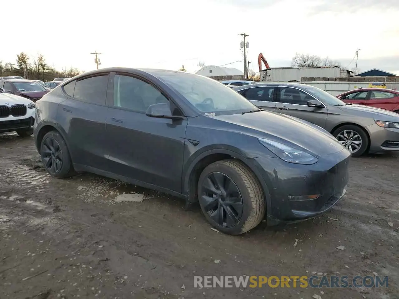 4 fotografías del automóvil dañado 7SAYGDEE2RF199662 TESLA MODEL Y 2024
