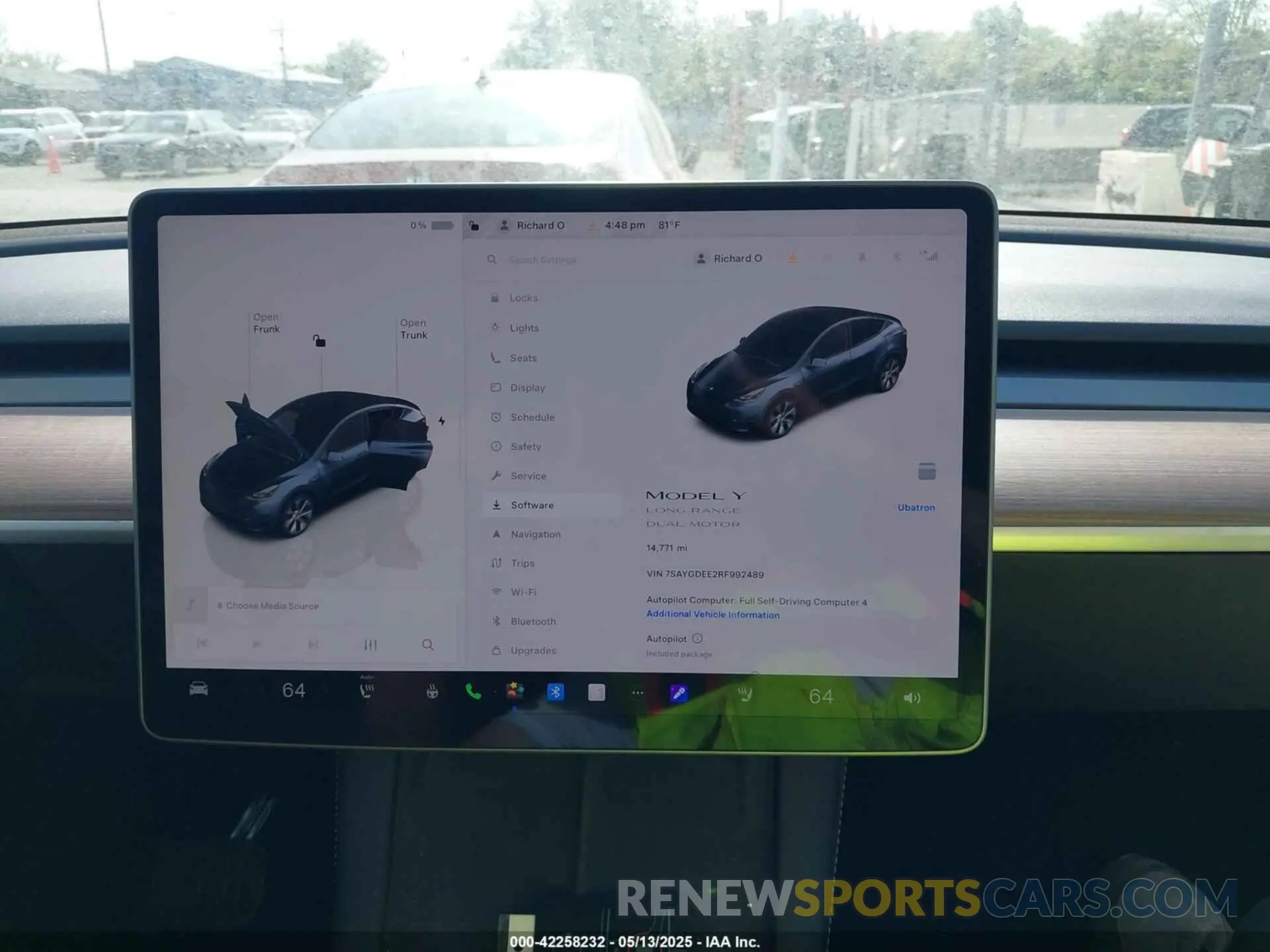 18 fotografías del automóvil dañado 7SAYGDEE2RF992489 TESLA MODEL Y 2024