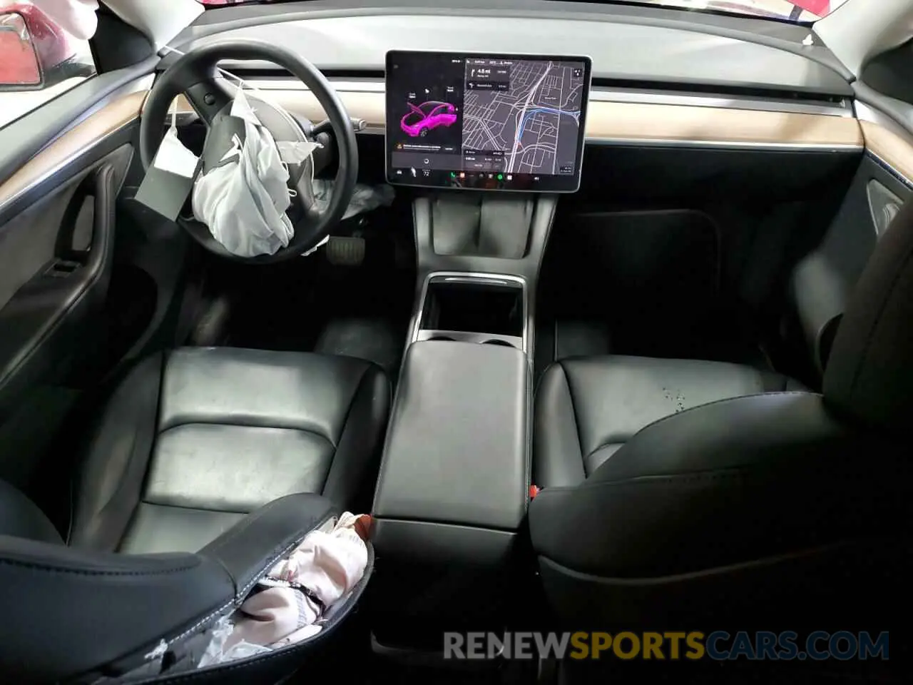 8 fotografías del automóvil dañado 7SAYGDEE2RF993786 TESLA MODEL Y 2024