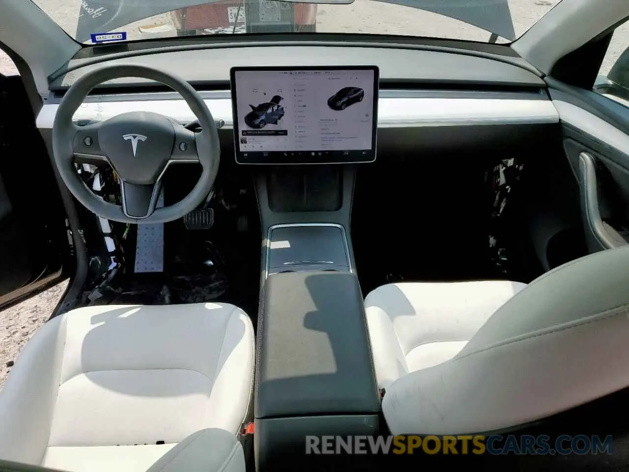 8 fotografías del automóvil dañado 7SAYGDEE3RA221844 TESLA MODEL Y 2024