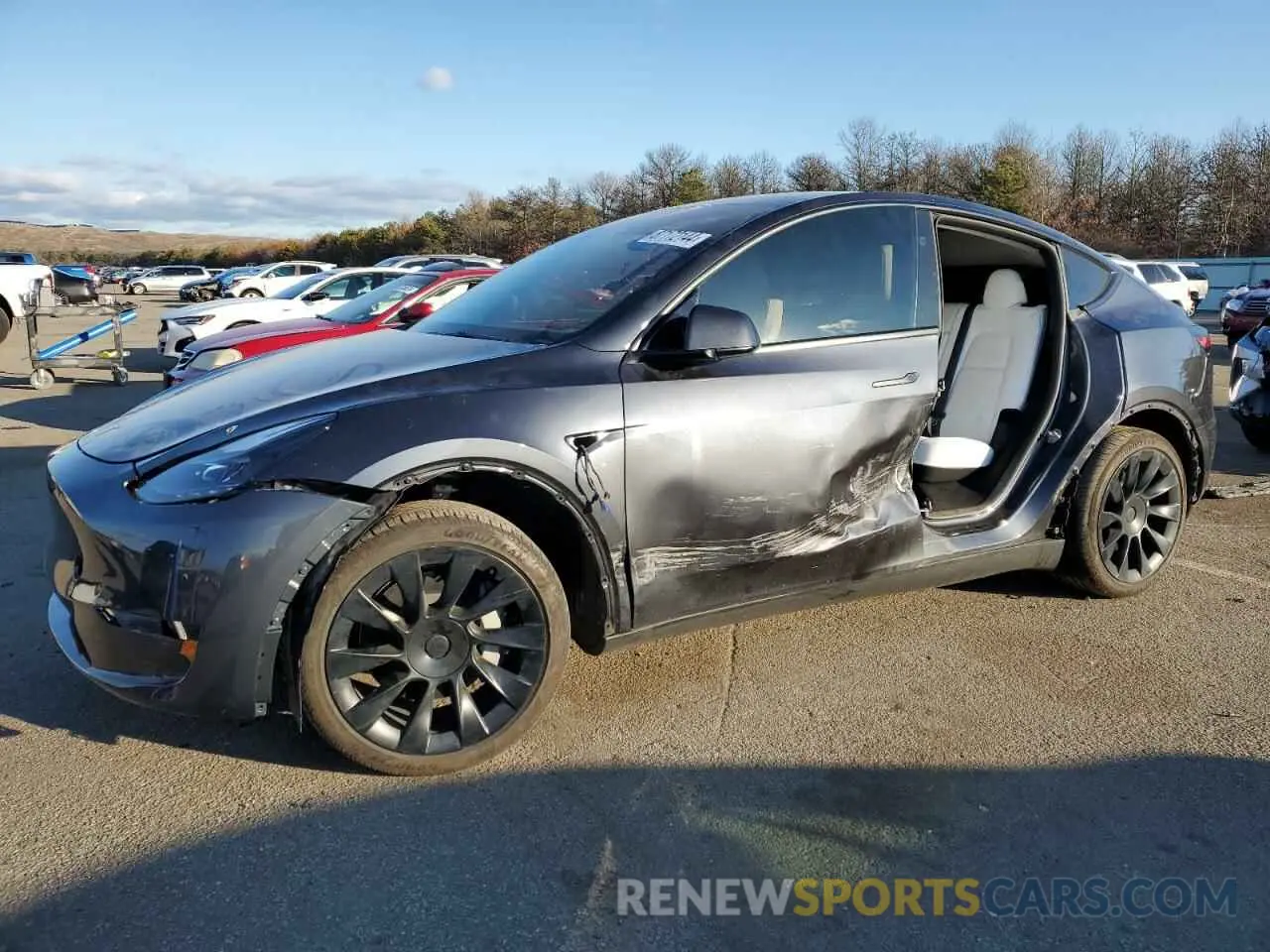 1 fotografías del automóvil dañado 7SAYGDEE3RA239454 TESLA MODEL Y 2024