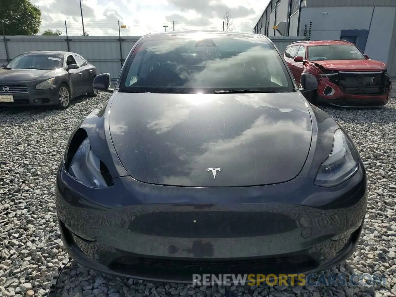 5 fotografías del automóvil dañado 7SAYGDEE3RA249434 TESLA MODEL Y 2024