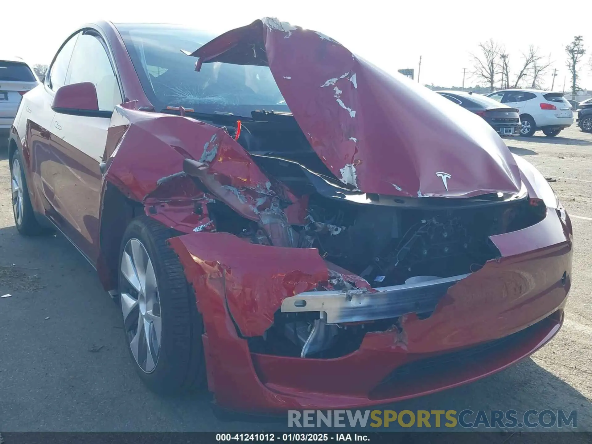 1 fotografías del automóvil dañado 7SAYGDEE3RA284801 TESLA MODEL Y 2024
