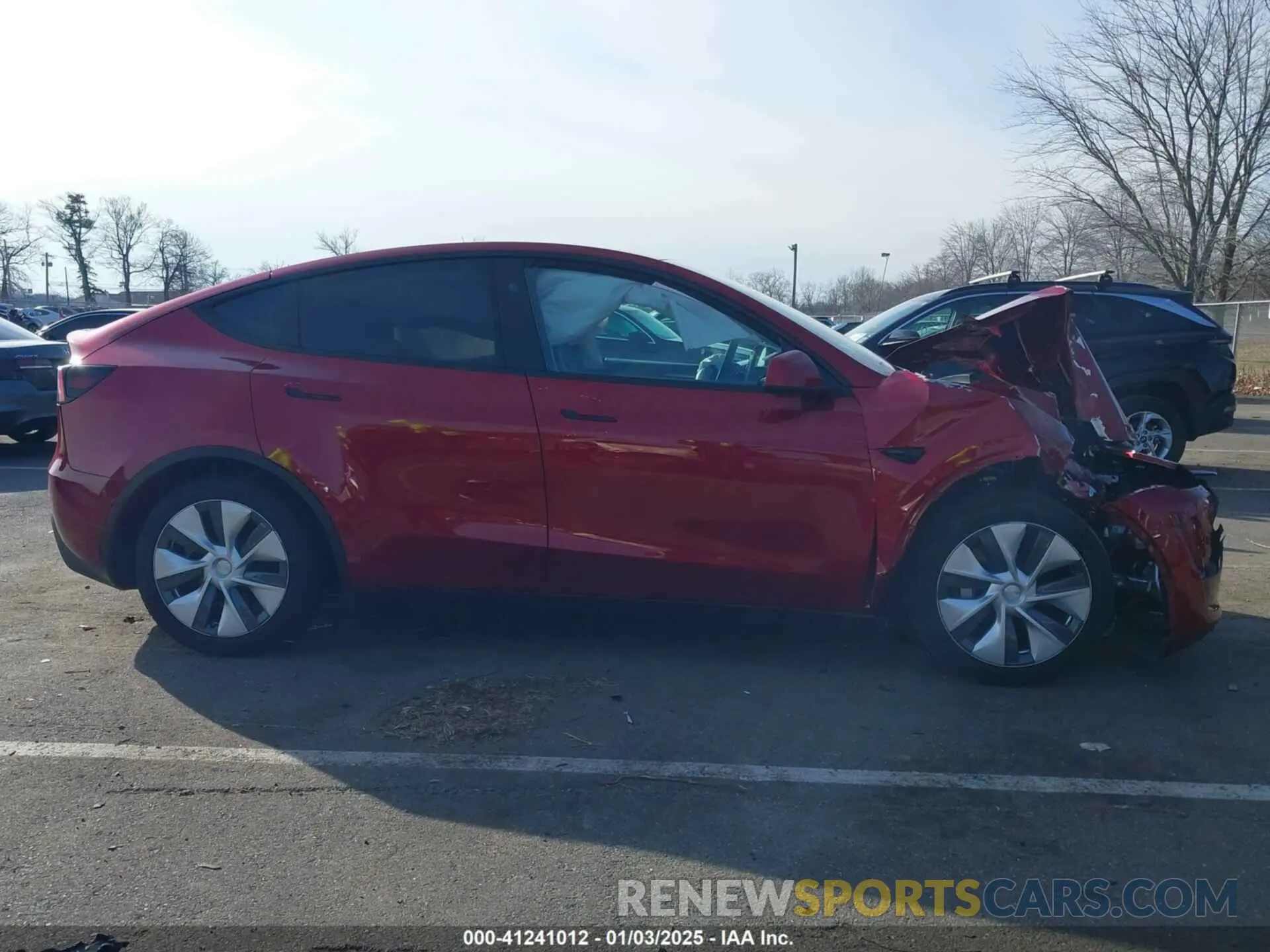 12 fotografías del automóvil dañado 7SAYGDEE3RA284801 TESLA MODEL Y 2024