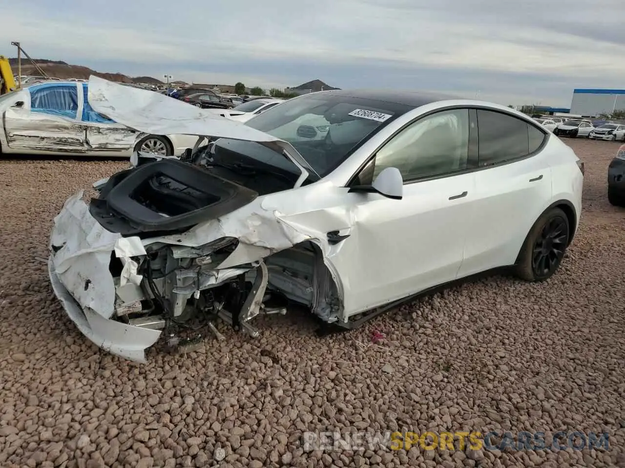 1 fotografías del automóvil dañado 7SAYGDEE3RA291800 TESLA MODEL Y 2024