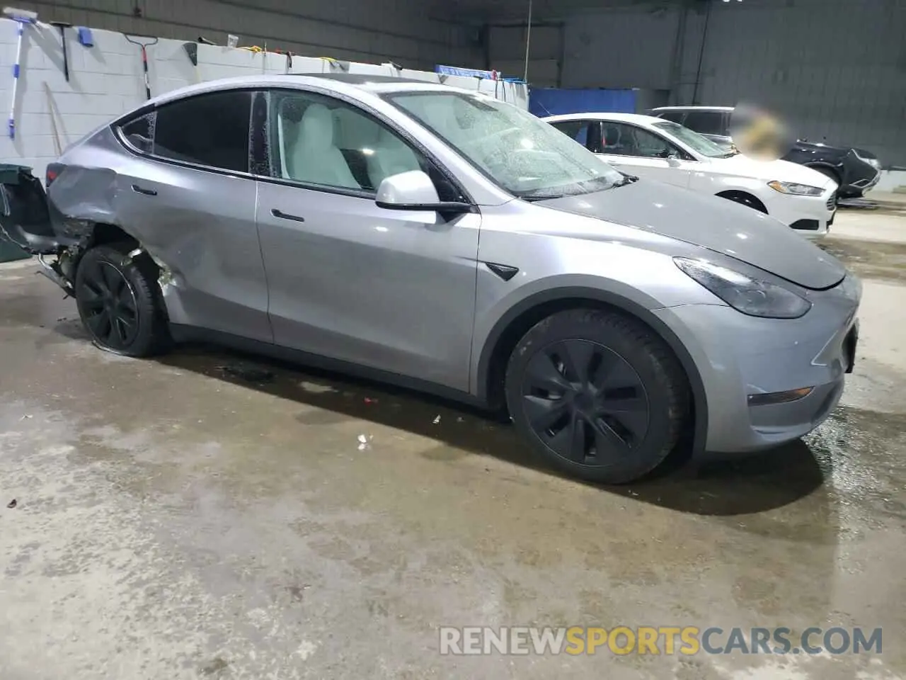 4 fotografías del automóvil dañado 7SAYGDEE3RA293367 TESLA MODEL Y 2024