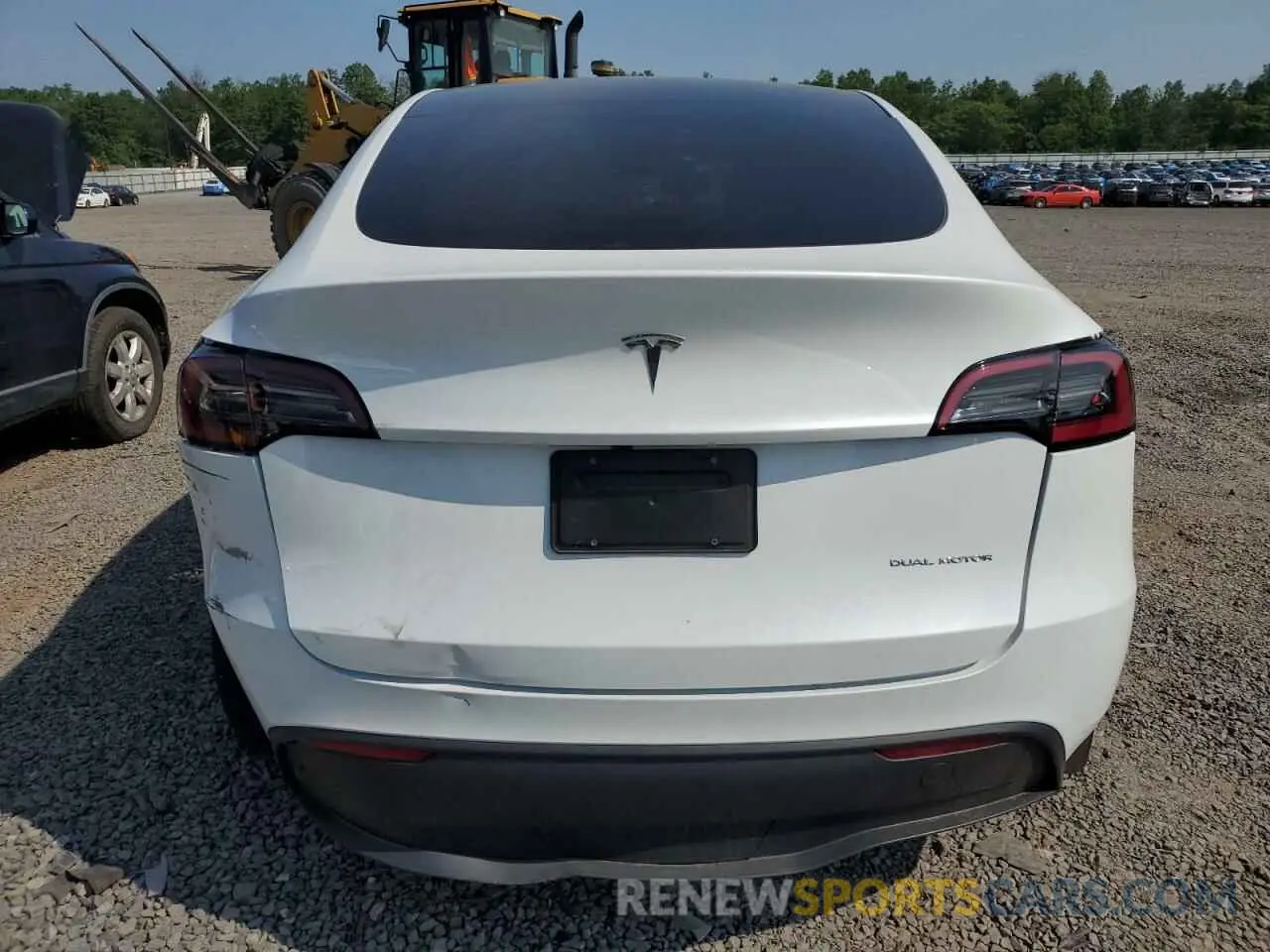 6 fotografías del automóvil dañado 7SAYGDEE3RA300642 TESLA MODEL Y 2024