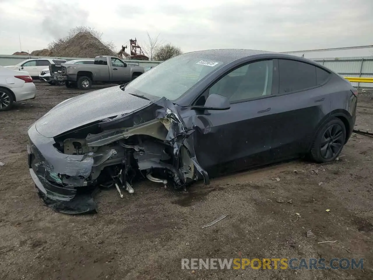 1 fotografías del automóvil dañado 7SAYGDEE3RA307462 TESLA MODEL Y 2024