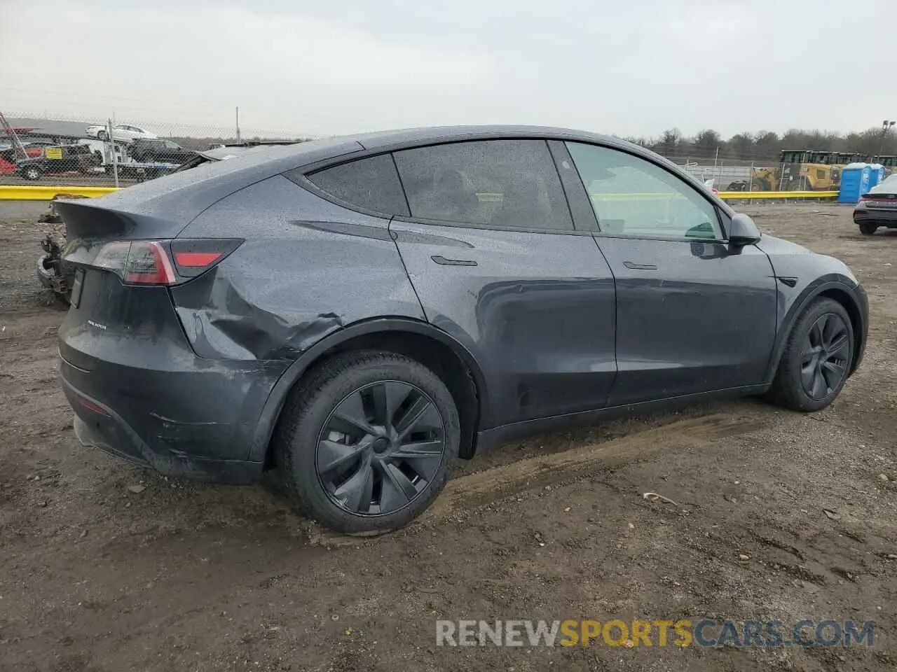 3 fotografías del automóvil dañado 7SAYGDEE3RA307462 TESLA MODEL Y 2024