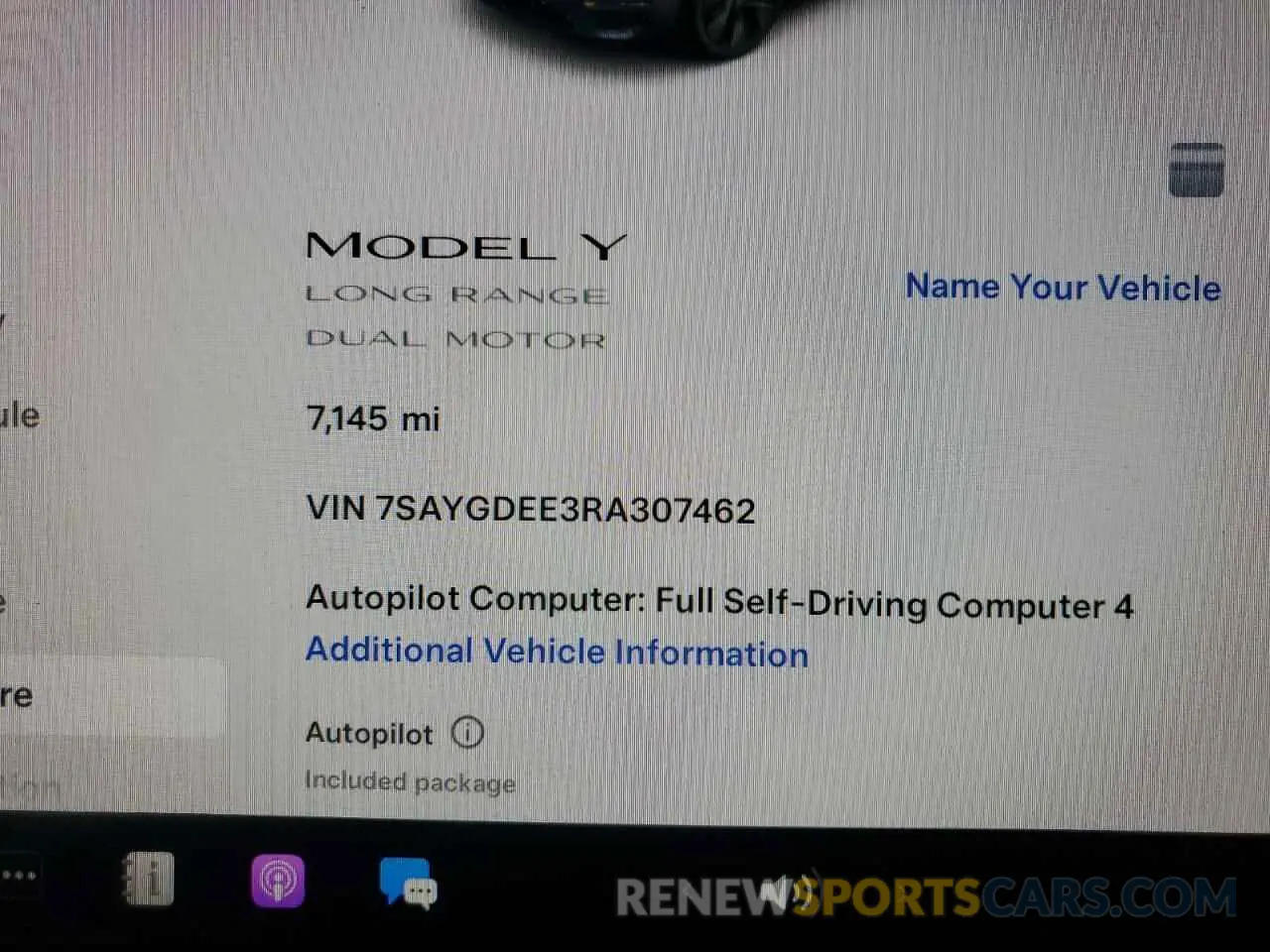 9 fotografías del automóvil dañado 7SAYGDEE3RA307462 TESLA MODEL Y 2024