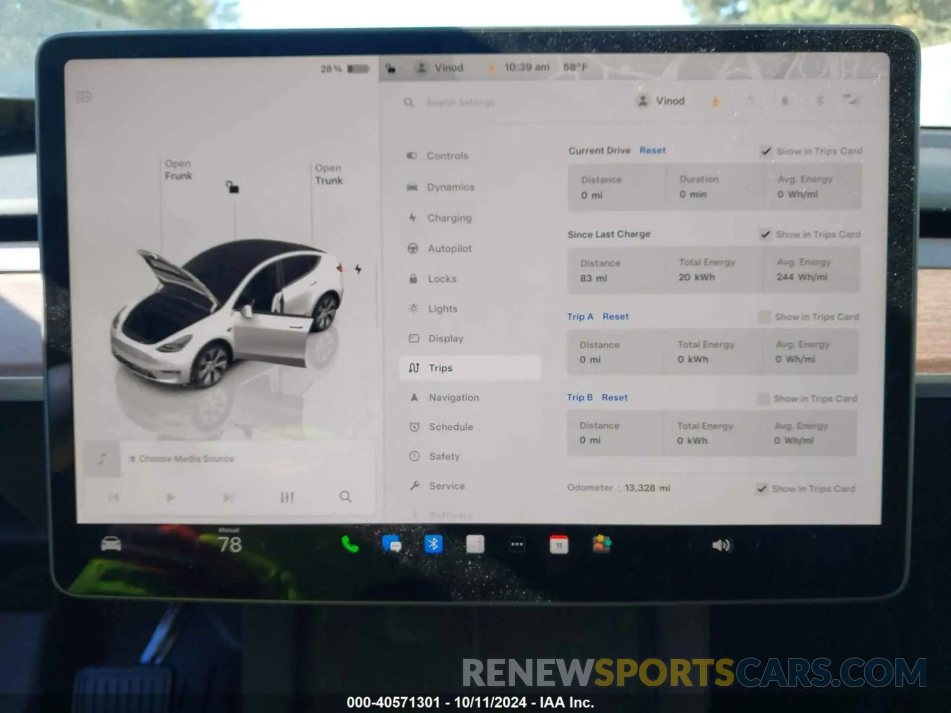 7 fotografías del automóvil dañado 7SAYGDEE3RF007794 TESLA MODEL Y 2024