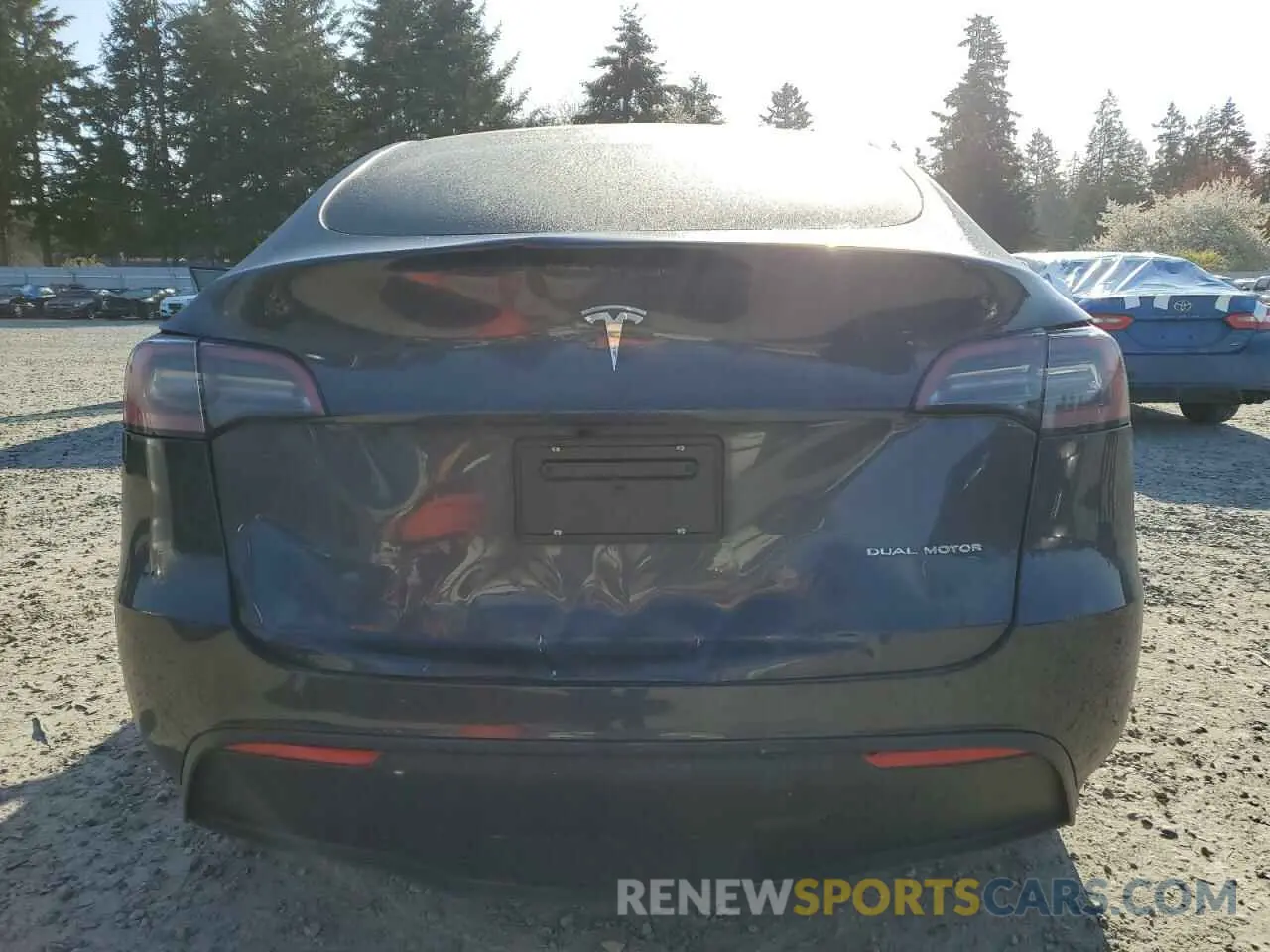 6 fotografías del automóvil dañado 7SAYGDEE3RF008802 TESLA MODEL Y 2024