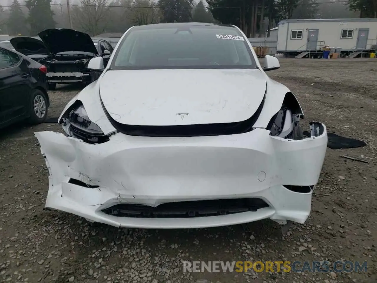 5 fotografías del automóvil dañado 7SAYGDEE3RF014812 TESLA MODEL Y 2024