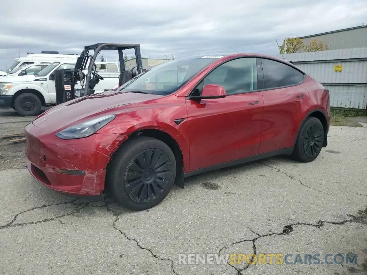 1 fotografías del automóvil dañado 7SAYGDEE3RF046322 TESLA MODEL Y 2024