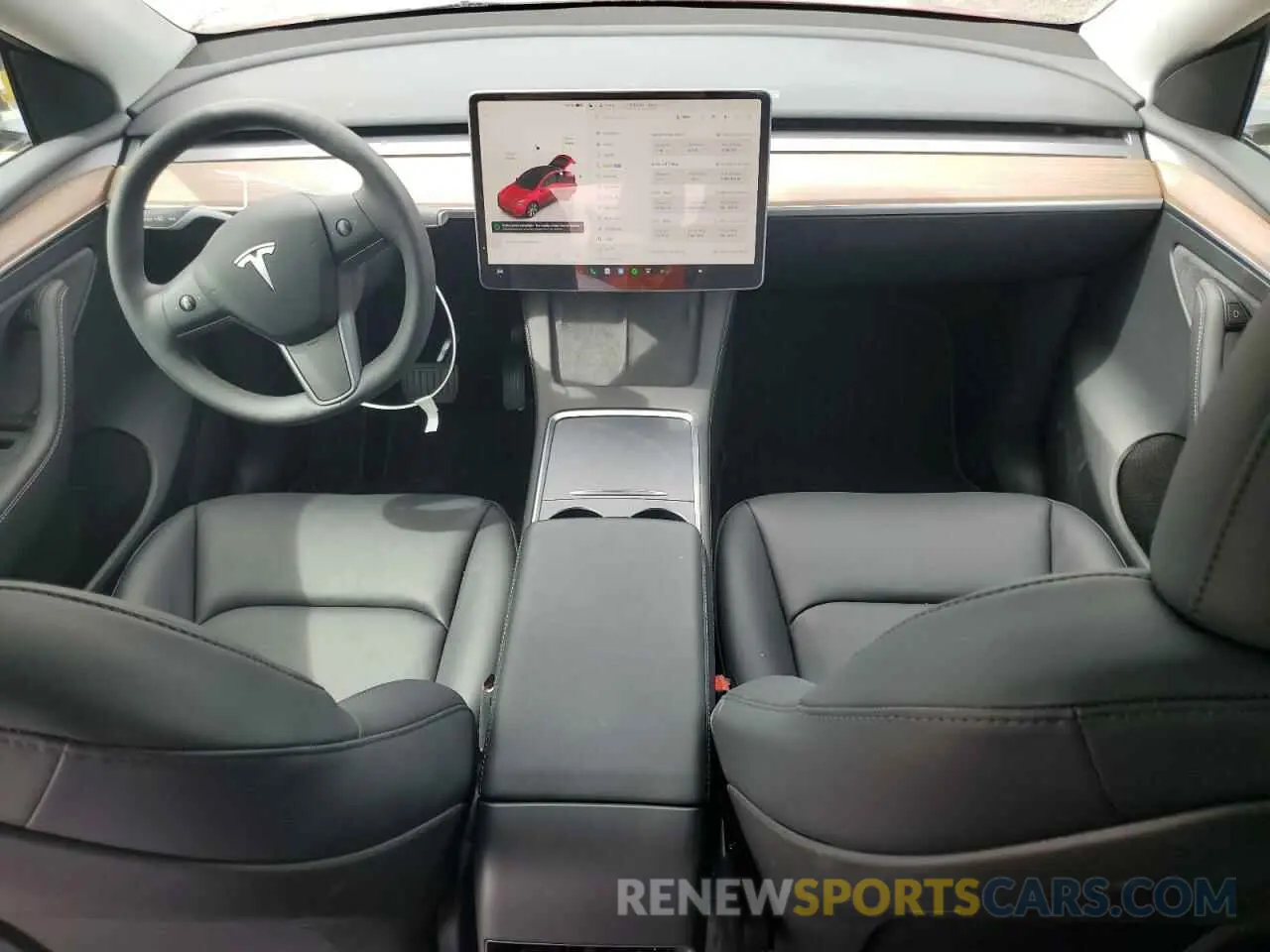 8 fotografías del automóvil dañado 7SAYGDEE3RF046322 TESLA MODEL Y 2024