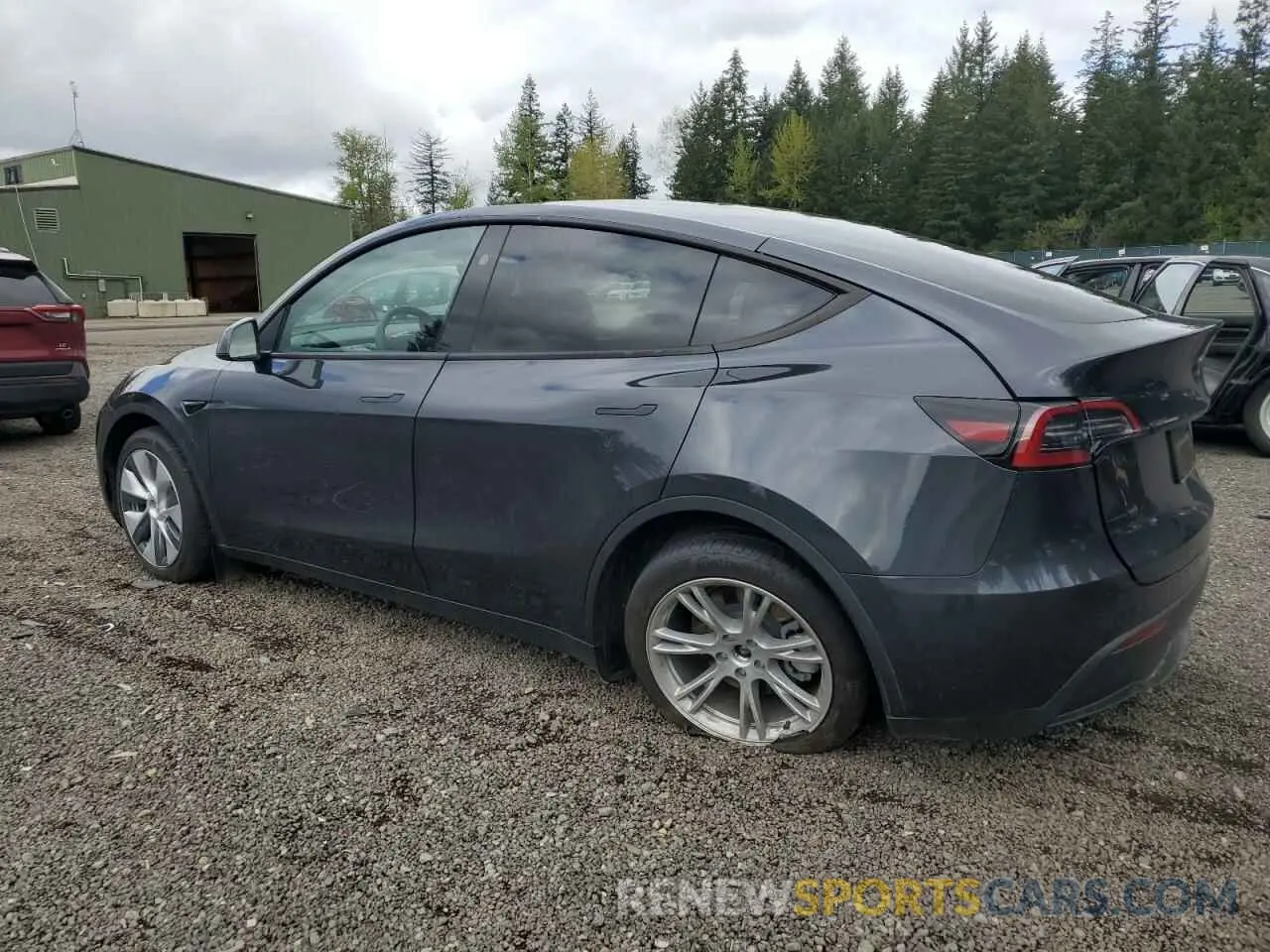 2 fotografías del automóvil dañado 7SAYGDEE3RF072919 TESLA MODEL Y 2024