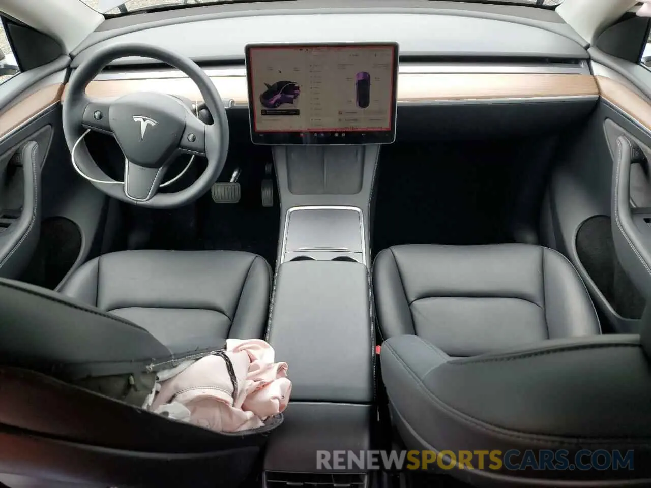8 fotografías del automóvil dañado 7SAYGDEE3RF072919 TESLA MODEL Y 2024