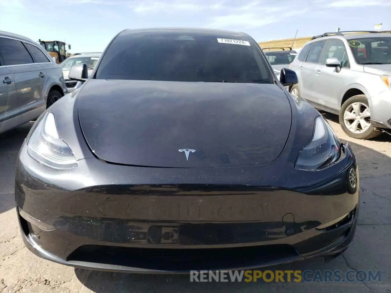 5 fotografías del automóvil dañado 7SAYGDEE3RF075092 TESLA MODEL Y 2024