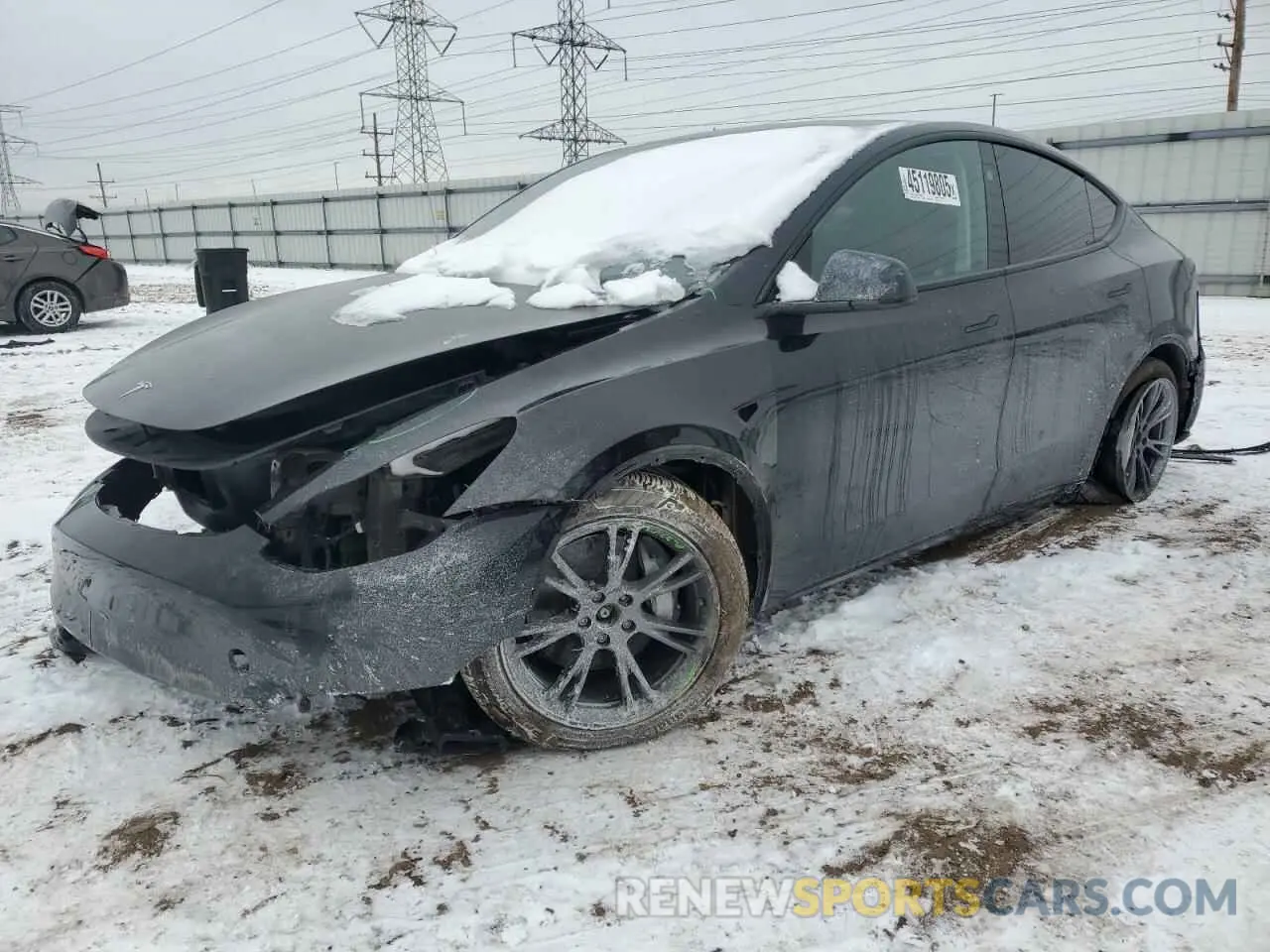 1 fotografías del automóvil dañado 7SAYGDEE3RF178884 TESLA MODEL Y 2024