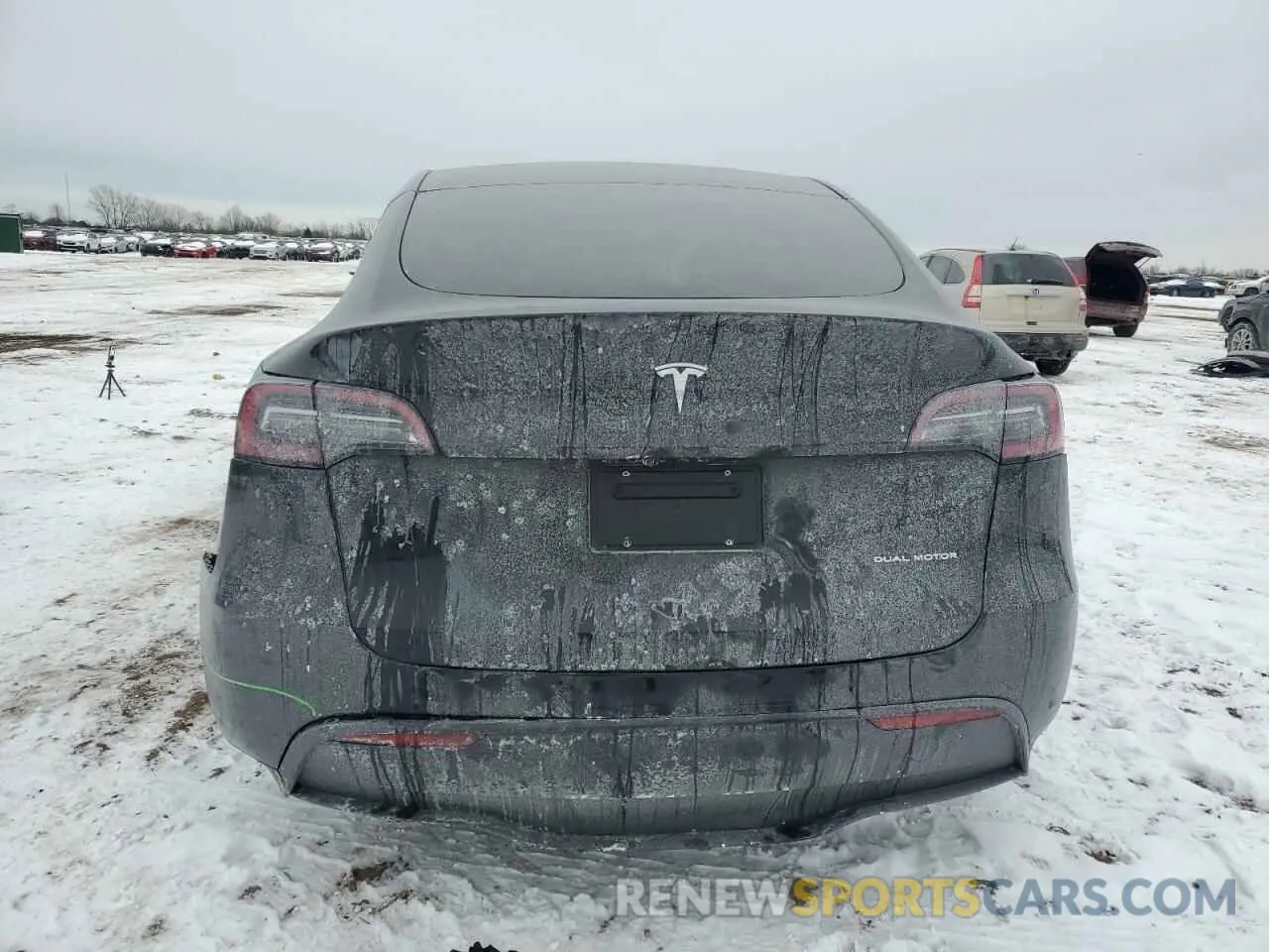 6 fotografías del automóvil dañado 7SAYGDEE3RF178884 TESLA MODEL Y 2024