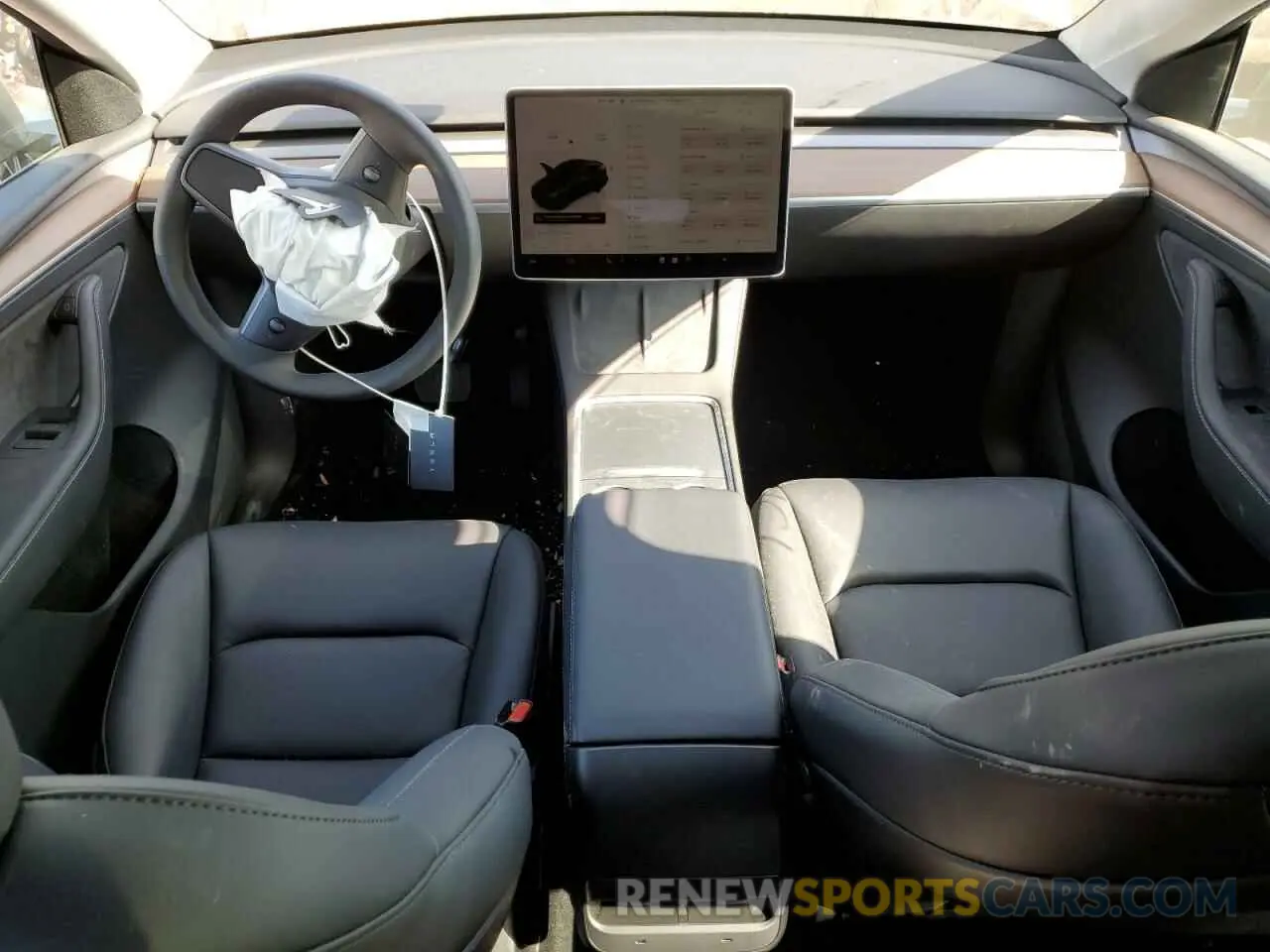 8 fotografías del automóvil dañado 7SAYGDEE3RF178884 TESLA MODEL Y 2024