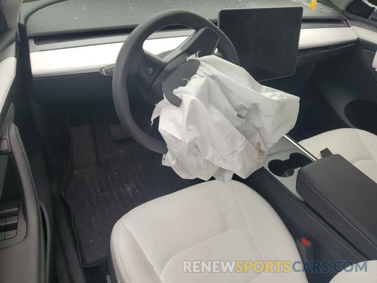 8 fotografías del automóvil dañado 7SAYGDEE3RF993215 TESLA MODEL Y 2024