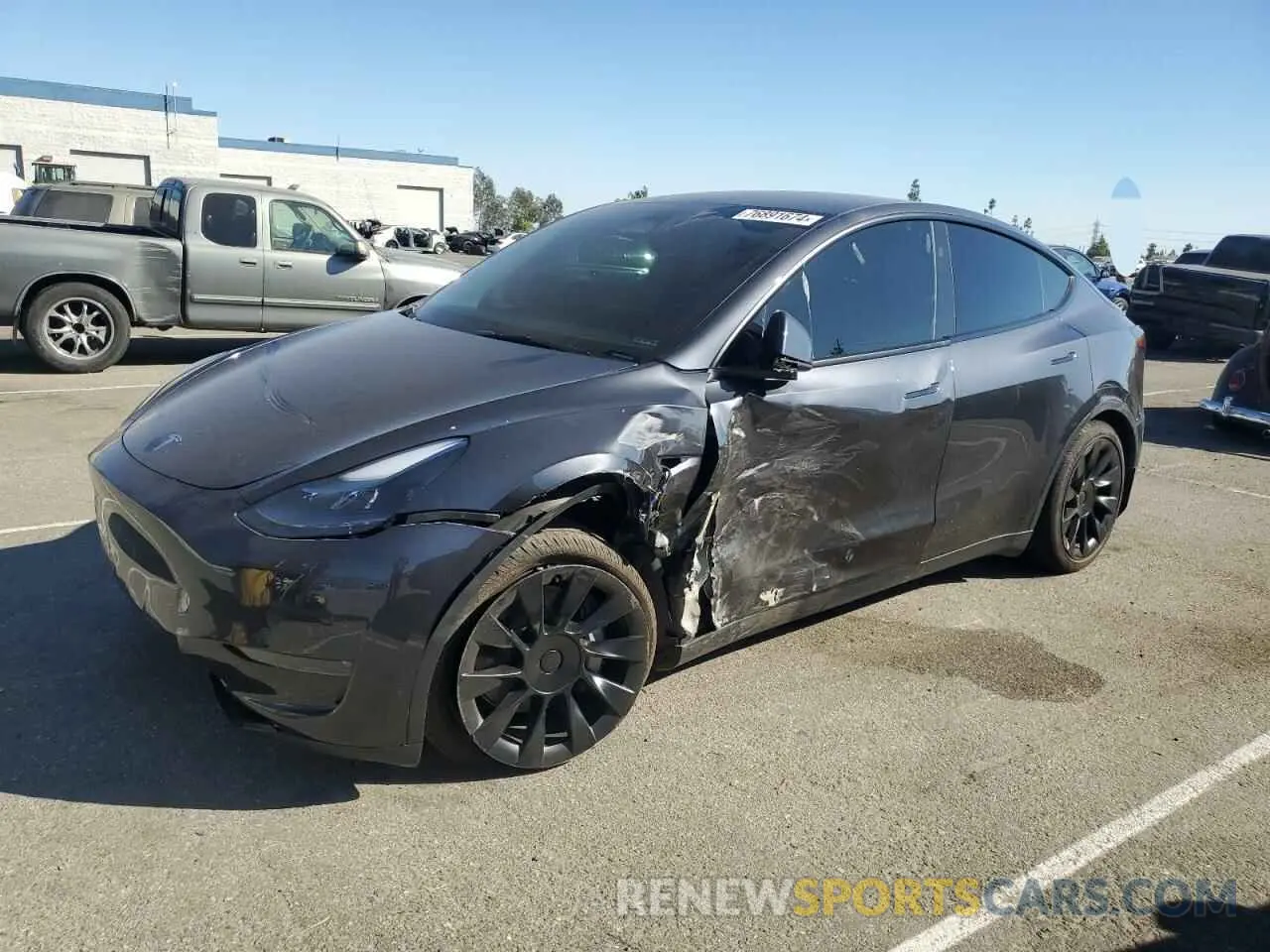 1 fotografías del automóvil dañado 7SAYGDEE4RA225529 TESLA MODEL Y 2024