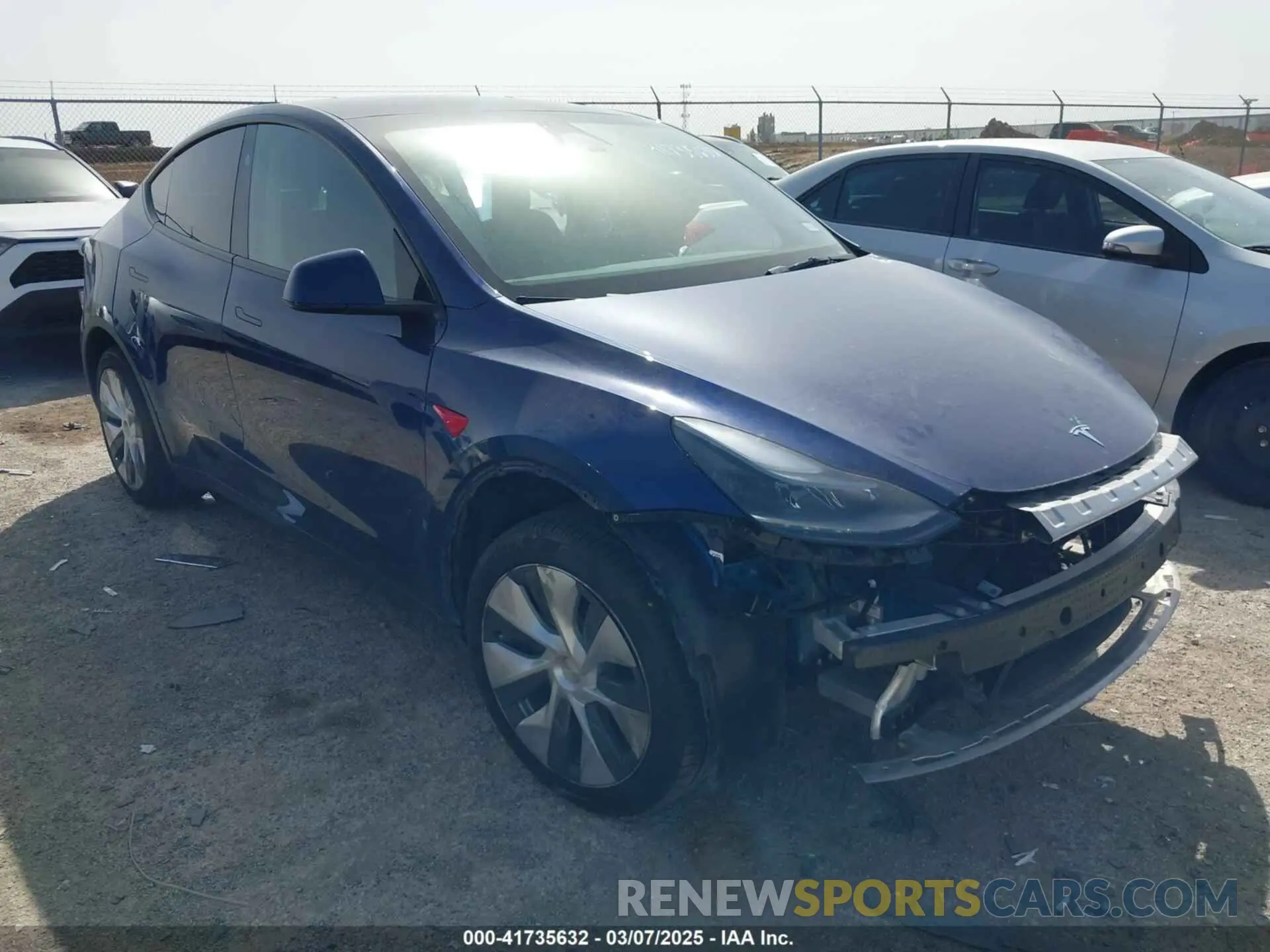 1 fotografías del automóvil dañado 7SAYGDEE4RA247417 TESLA MODEL Y 2024