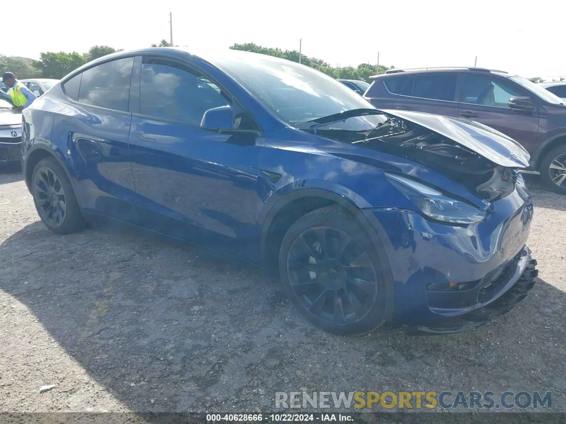 1 fotografías del automóvil dañado 7SAYGDEE4RA249149 TESLA MODEL Y 2024