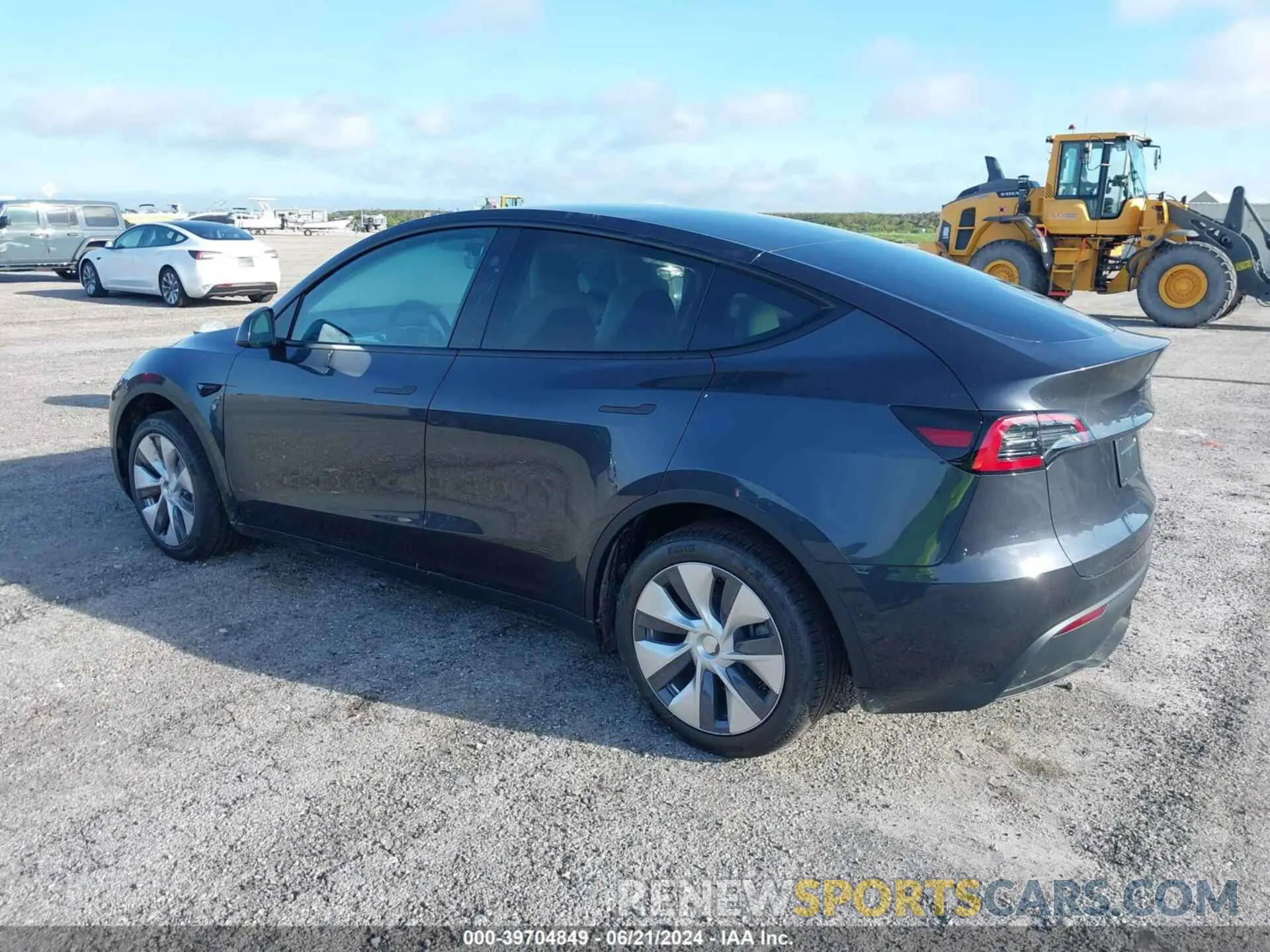 3 fotografías del automóvil dañado 7SAYGDEE4RA283088 TESLA MODEL Y 2024
