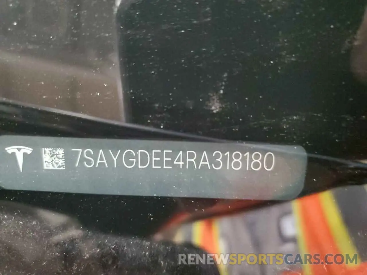15 fotografías del automóvil dañado 7SAYGDEE4RA318180 TESLA MODEL Y 2024