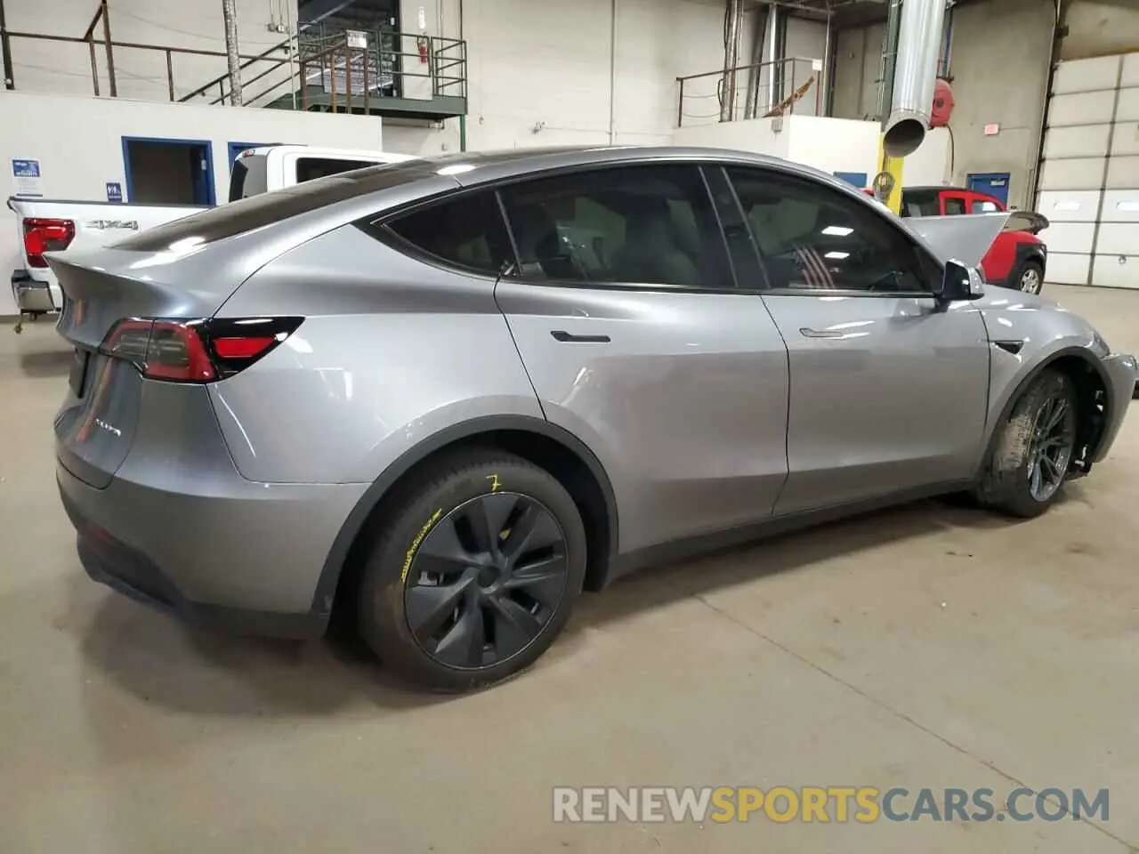 3 fotografías del automóvil dañado 7SAYGDEE4RA318180 TESLA MODEL Y 2024