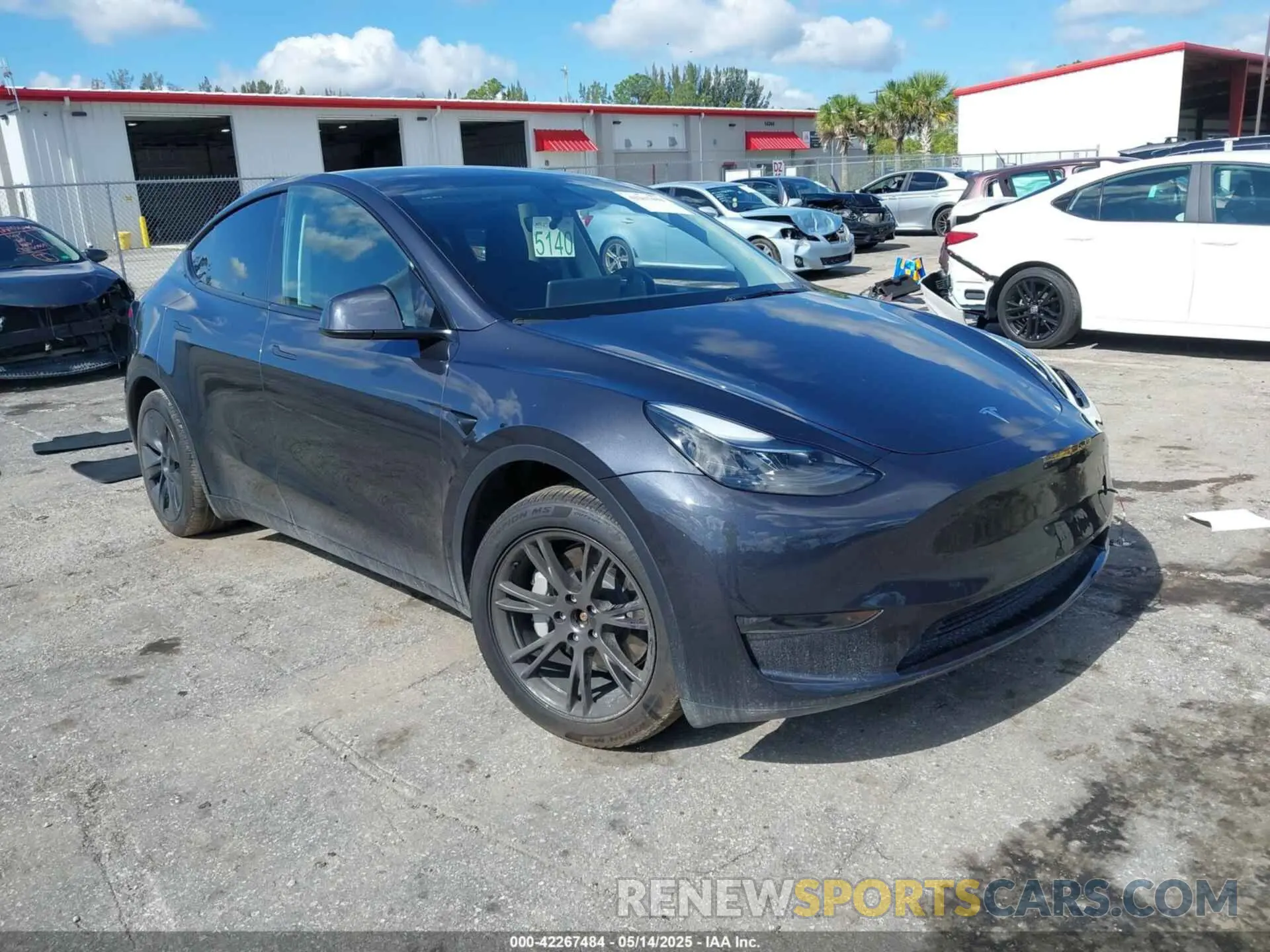 1 fotografías del automóvil dañado 7SAYGDEE4RA322410 TESLA MODEL Y 2024