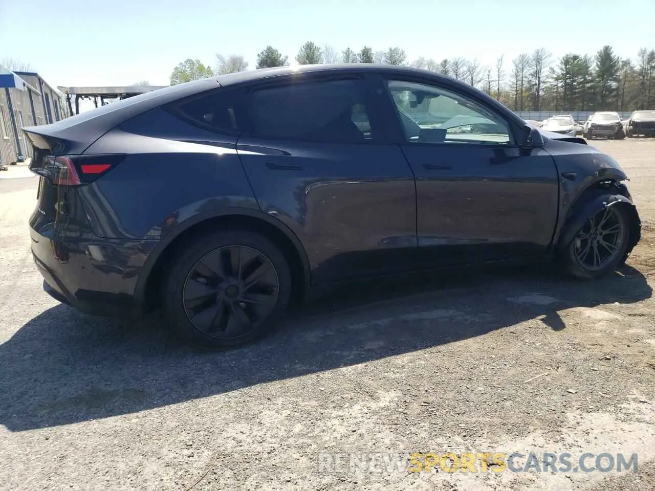 3 fotografías del automóvil dañado 7SAYGDEE4RA325095 TESLA MODEL Y 2024