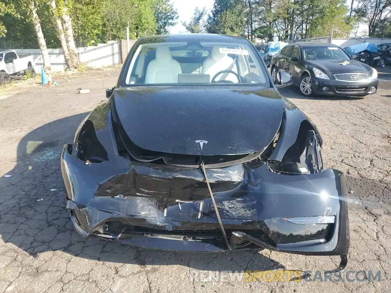 5 fotografías del automóvil dañado 7SAYGDEE4RF075098 TESLA MODEL Y 2024