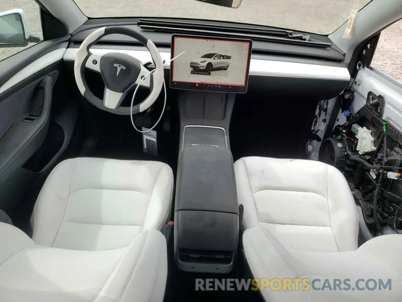 8 fotografías del automóvil dañado 7SAYGDEE4RF082262 TESLA MODEL Y 2024
