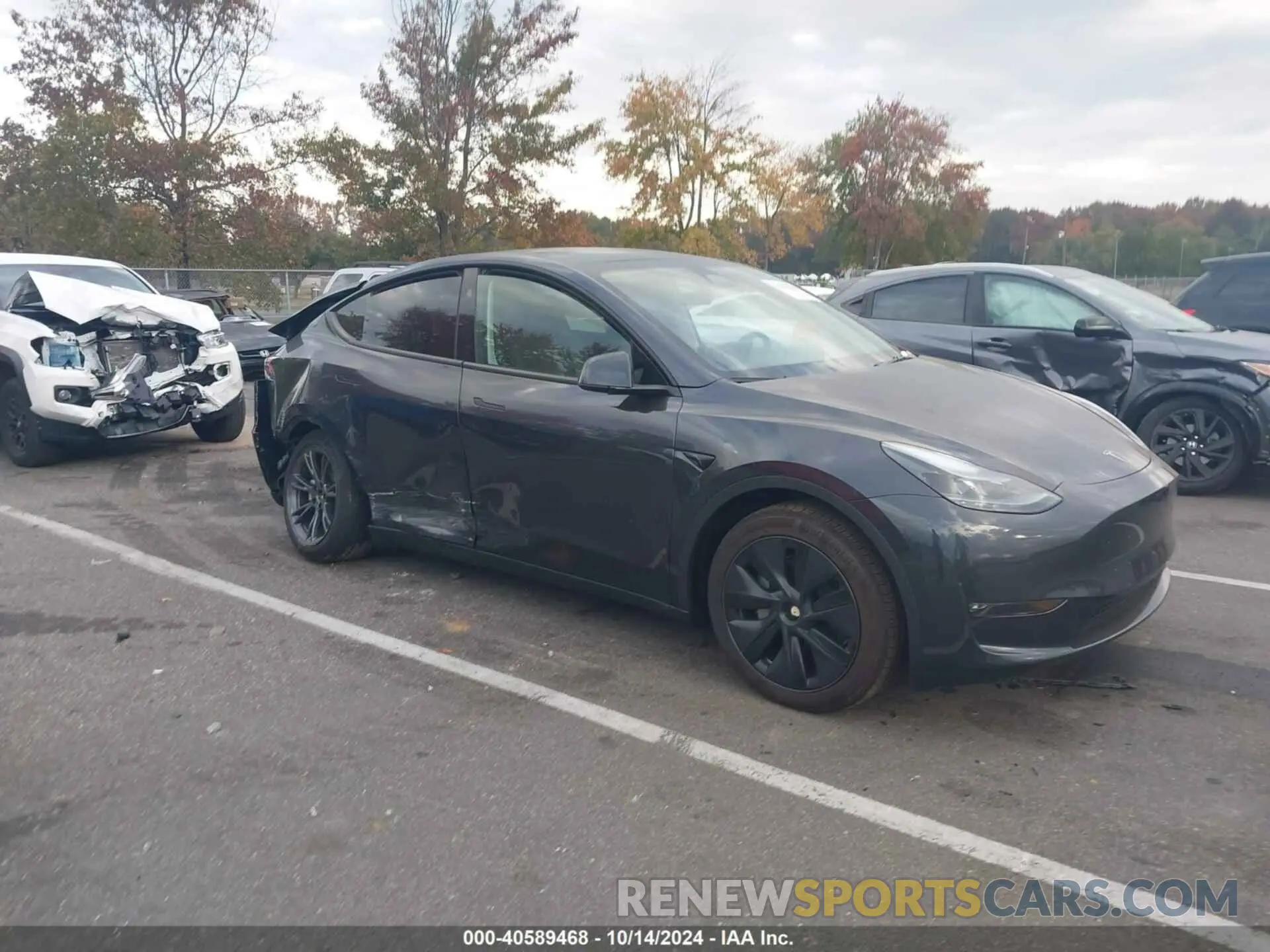 1 fotografías del automóvil dañado 7SAYGDEE4RF159521 TESLA MODEL Y 2024