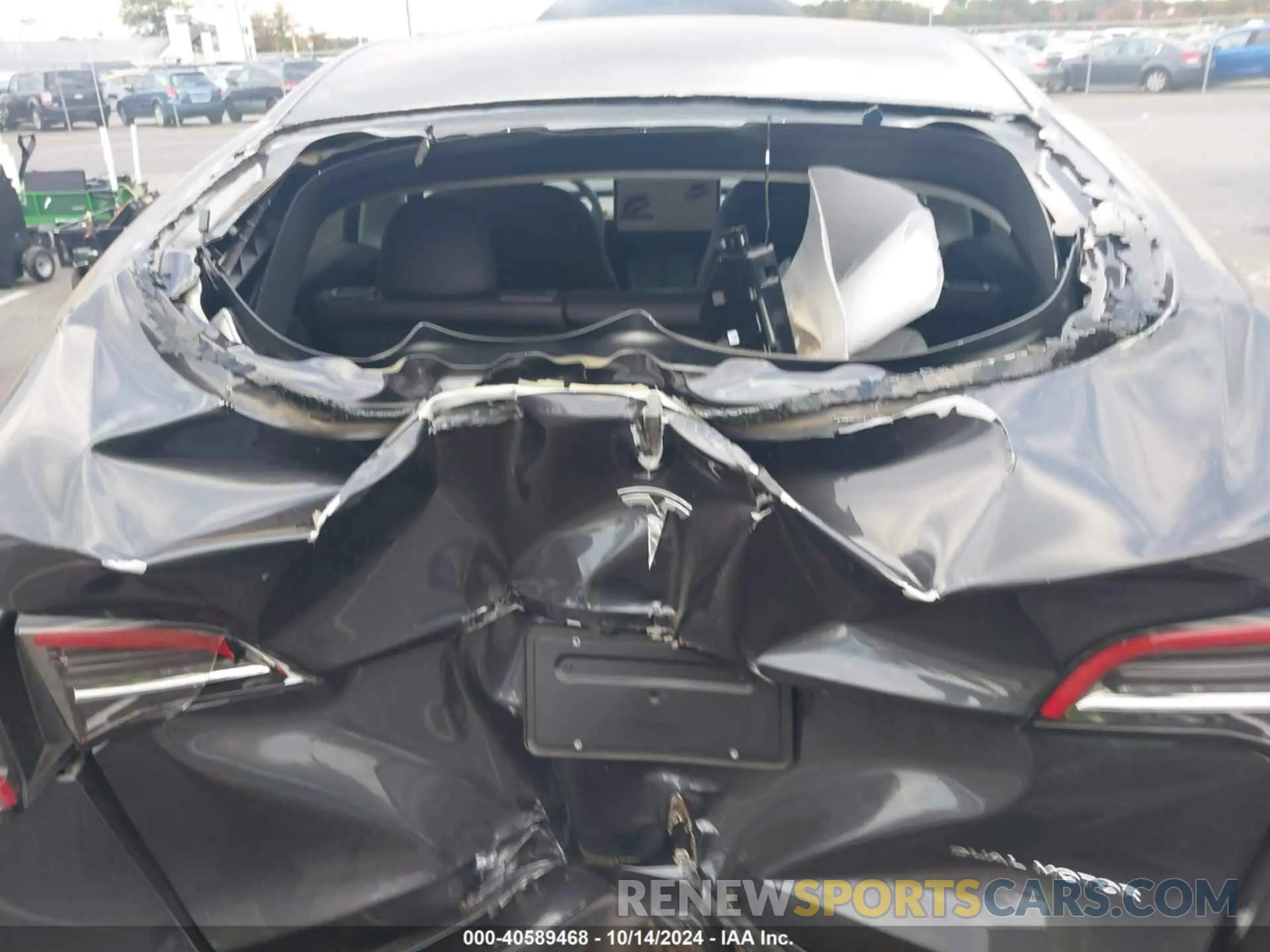 6 fotografías del automóvil dañado 7SAYGDEE4RF159521 TESLA MODEL Y 2024