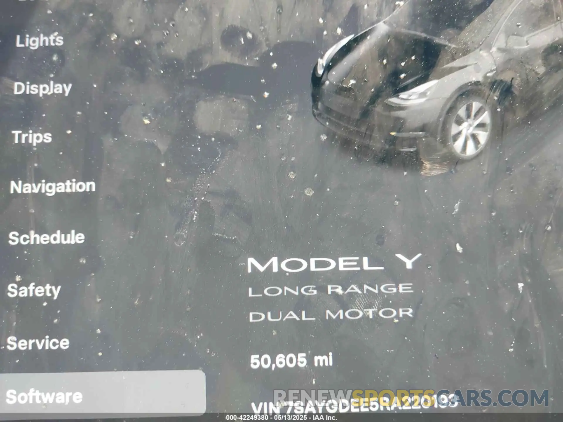 15 fotografías del automóvil dañado 7SAYGDEE5RA220193 TESLA MODEL Y 2024