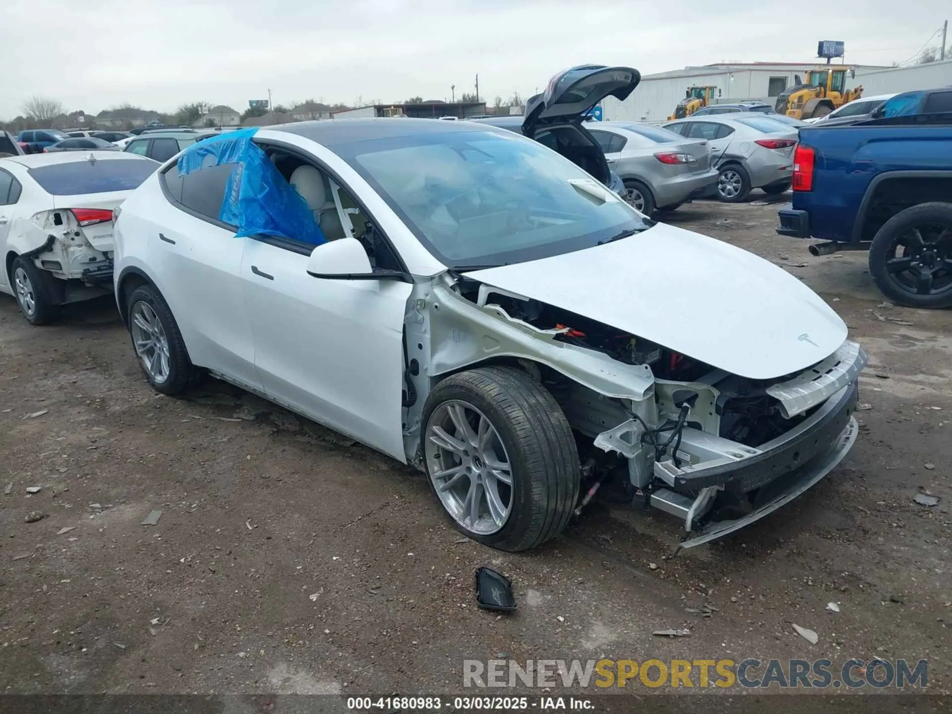 1 fotografías del automóvil dañado 7SAYGDEE5RA220498 TESLA MODEL Y 2024