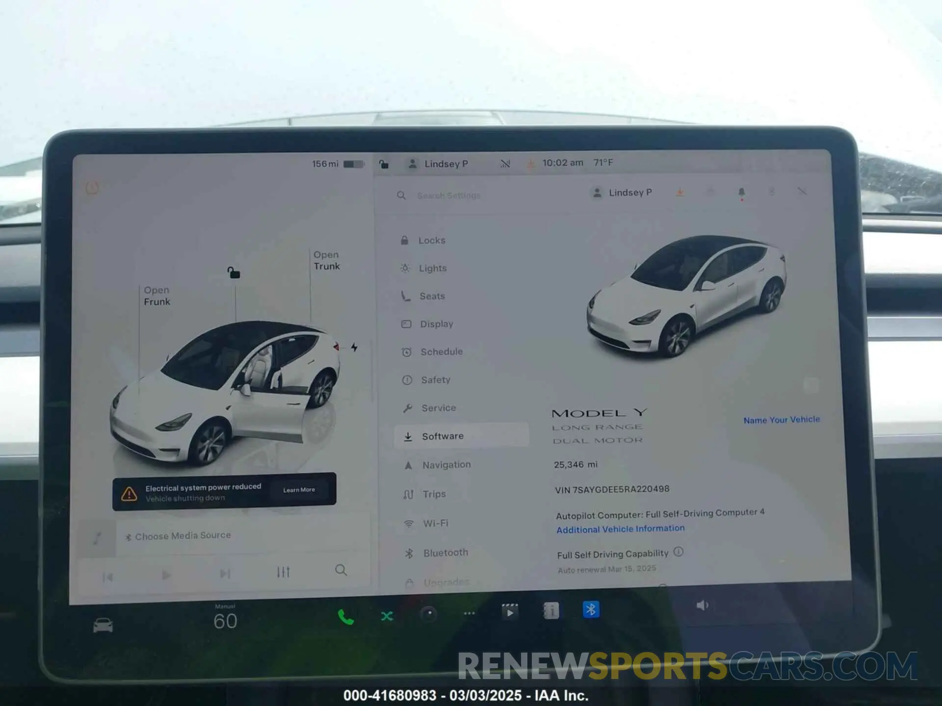 17 fotografías del automóvil dañado 7SAYGDEE5RA220498 TESLA MODEL Y 2024